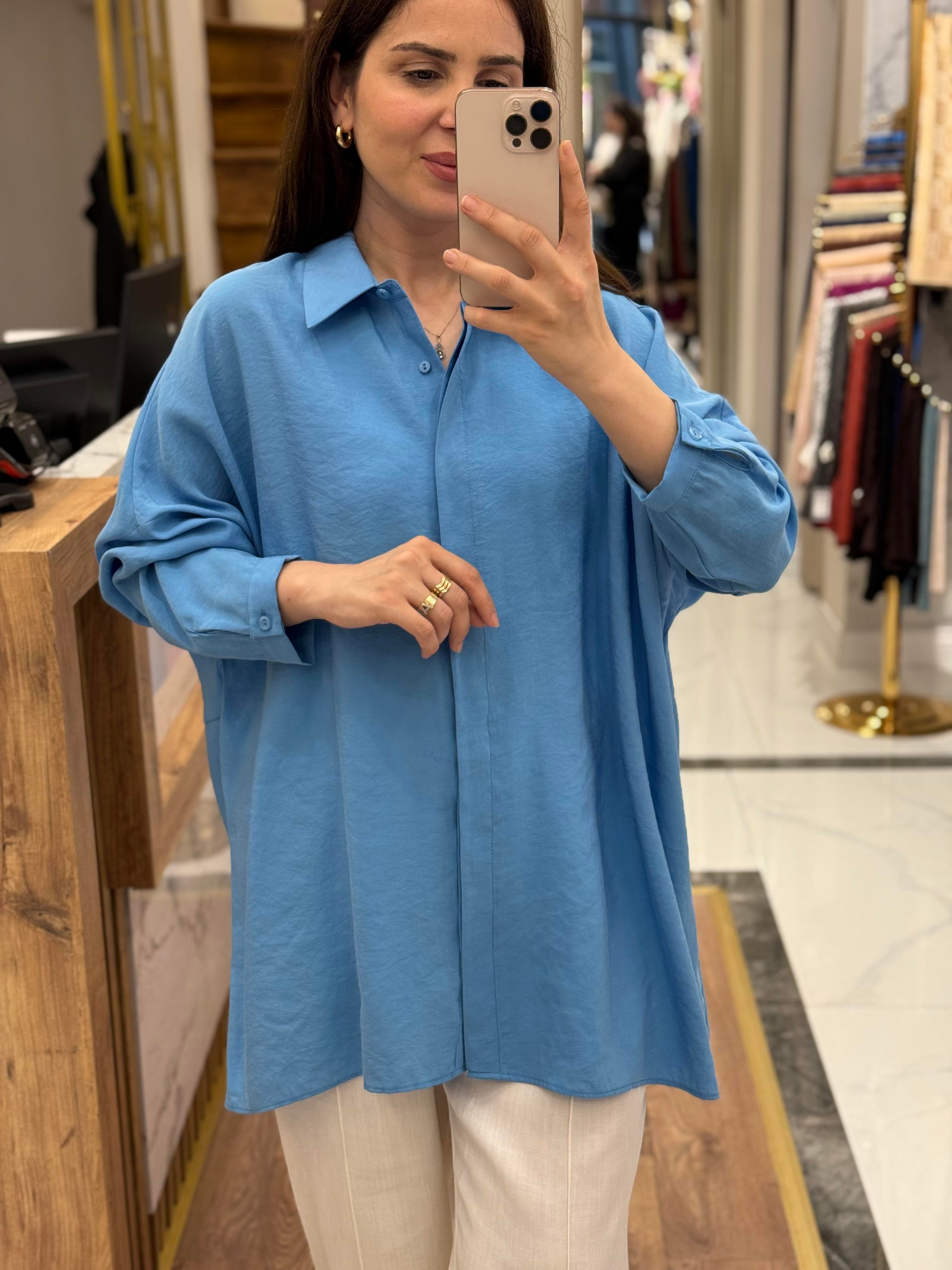 NUSS TENCEL GÖMLEK