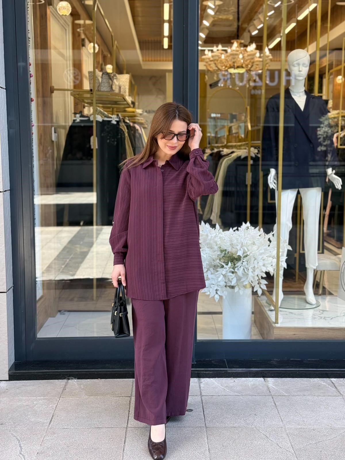 NUSS- TENCEL PANTOLONLU TAKIM