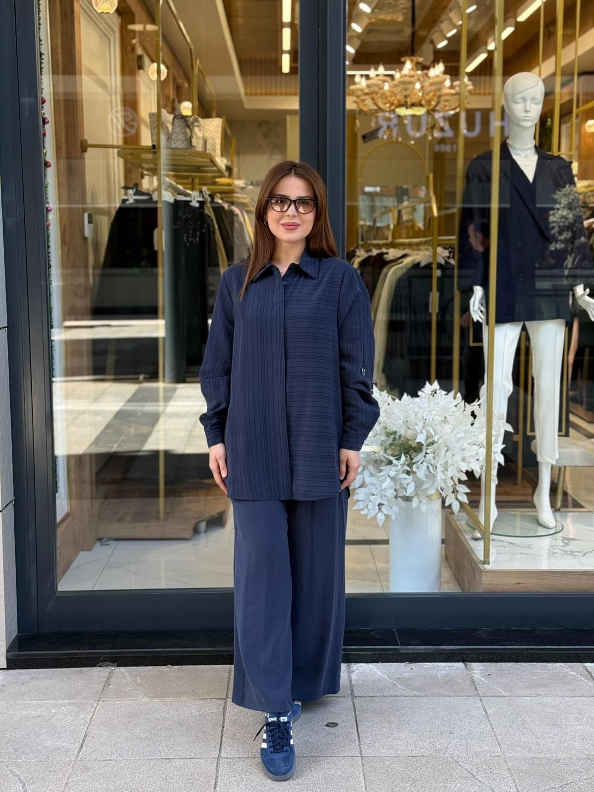 NUSS- TENCEL PANTOLONLU TAKIM