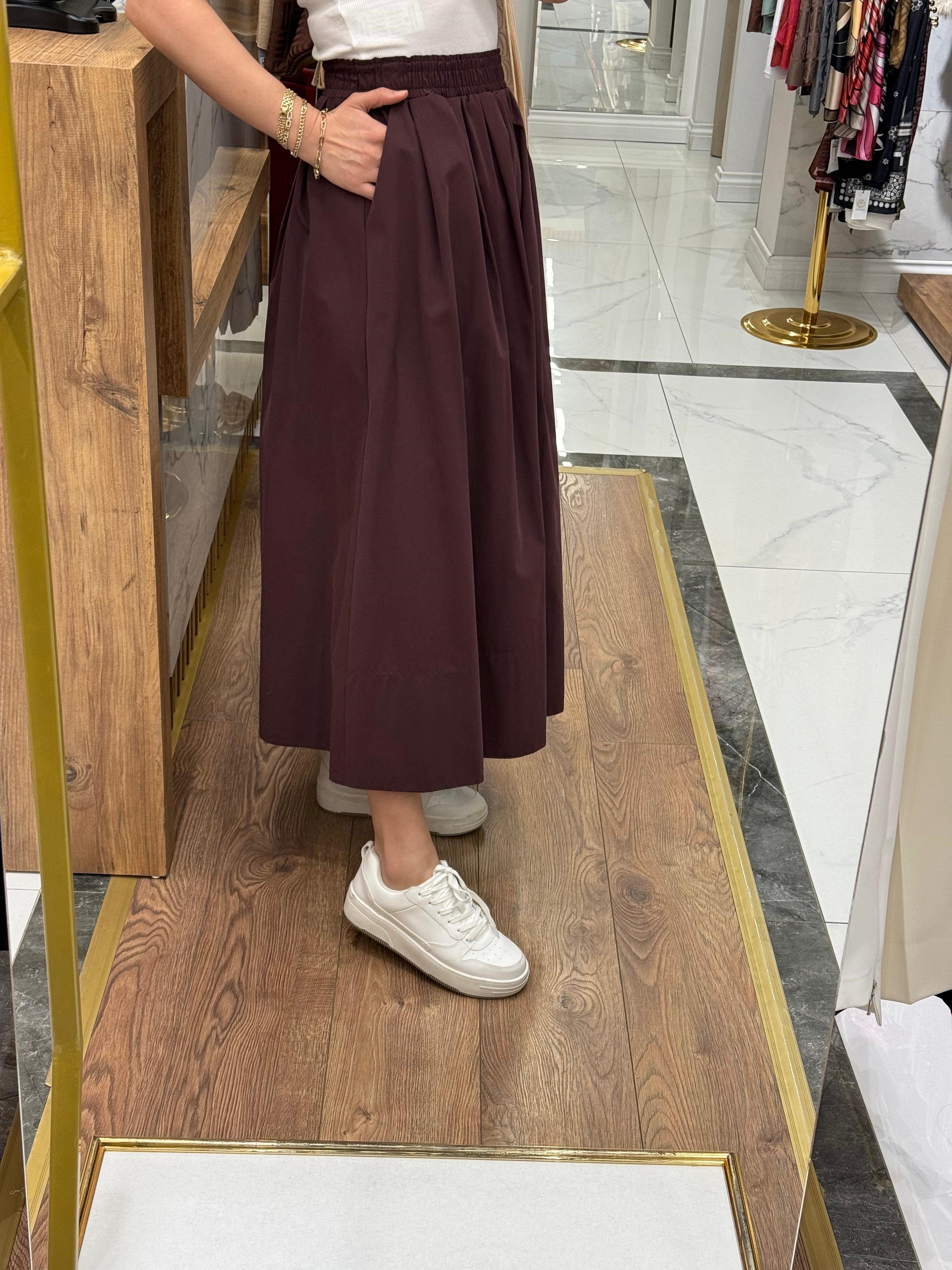 SENTEZ - ELY BELİ LASTİKLİ ETEK