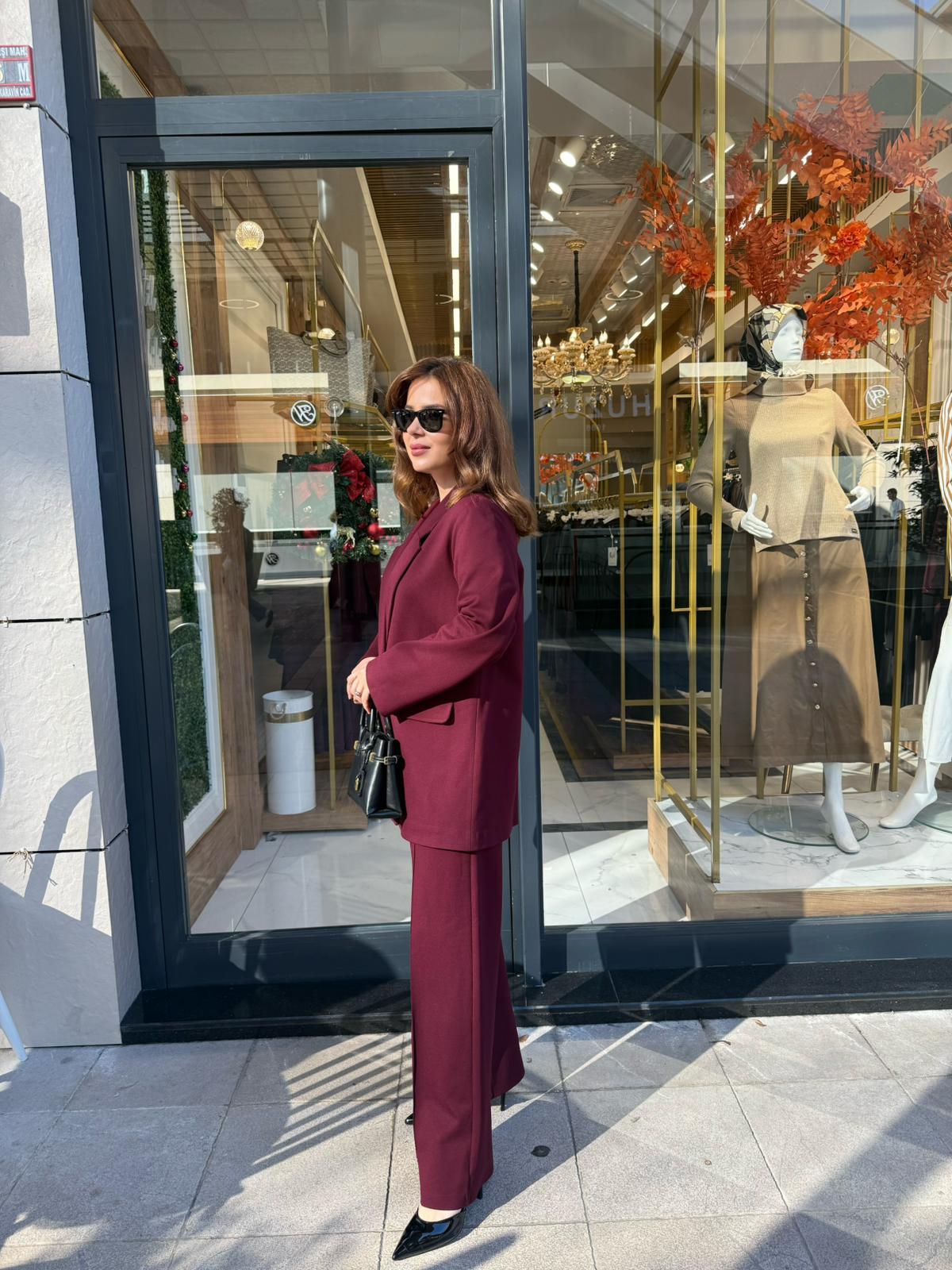 TEK DÜĞMELİ BLAZER CEKET TAKIM