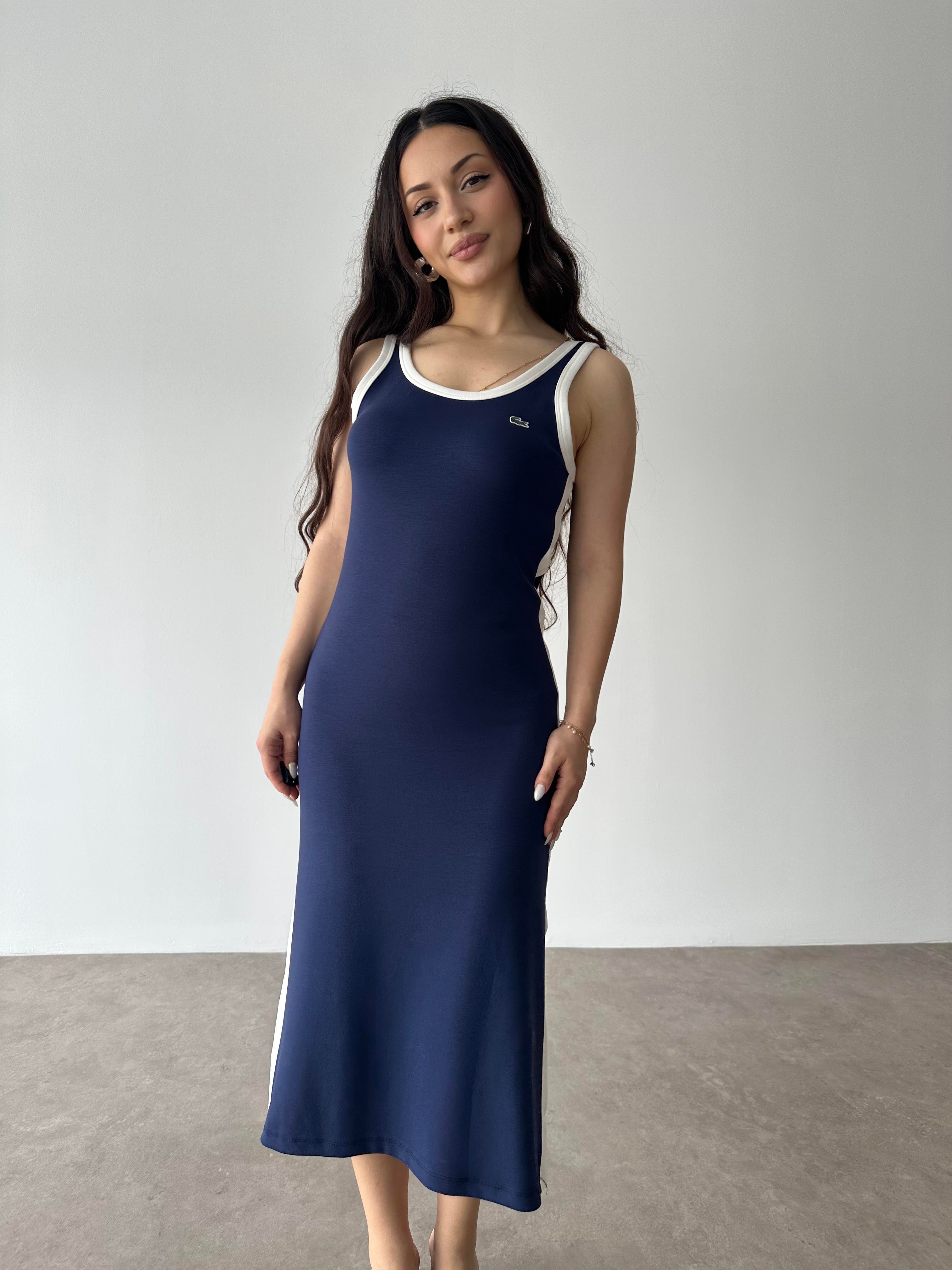 F/Lcst Yırtmaç Detaylı Laci Elbise