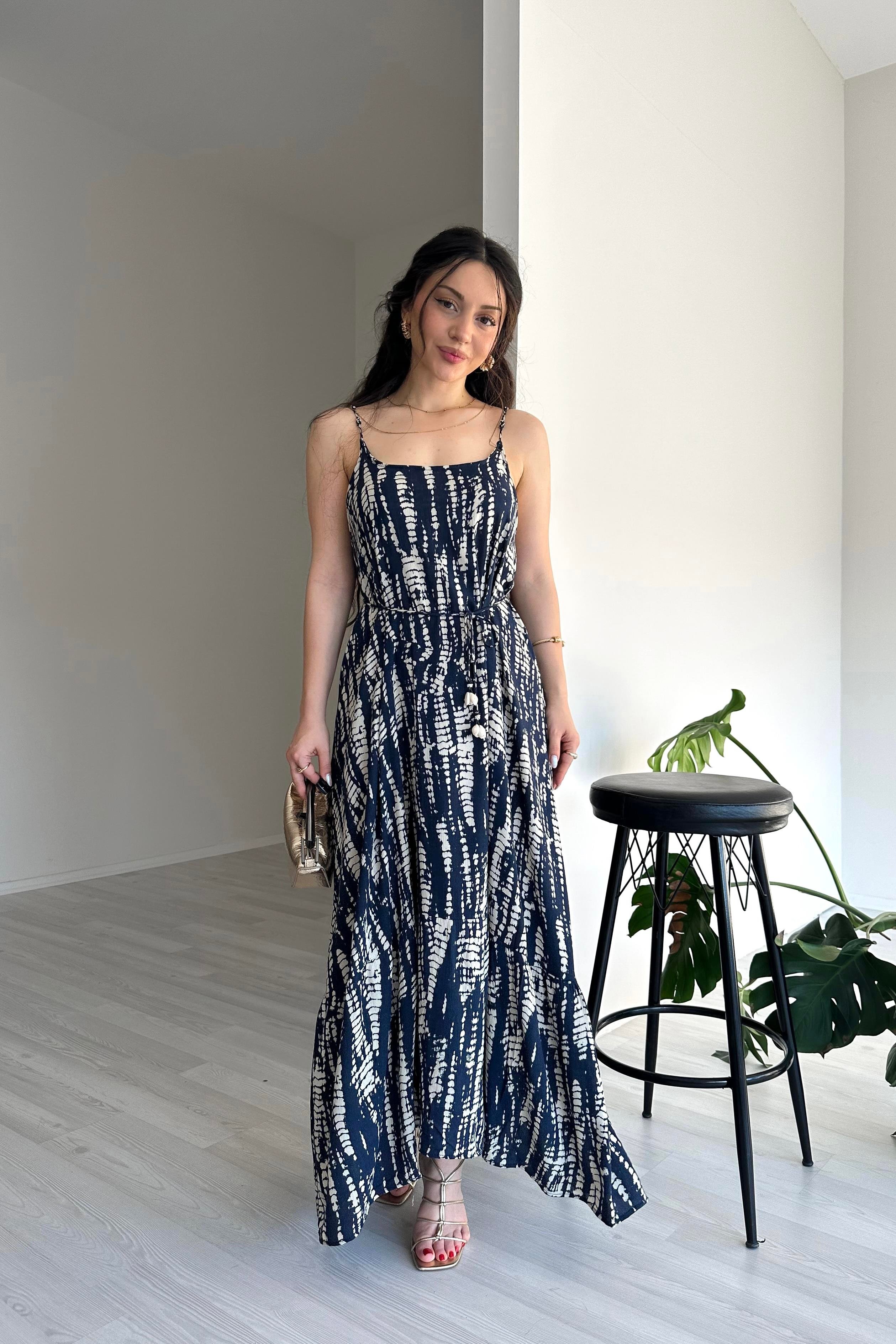 Helen Deniz Kabuklu Elbise