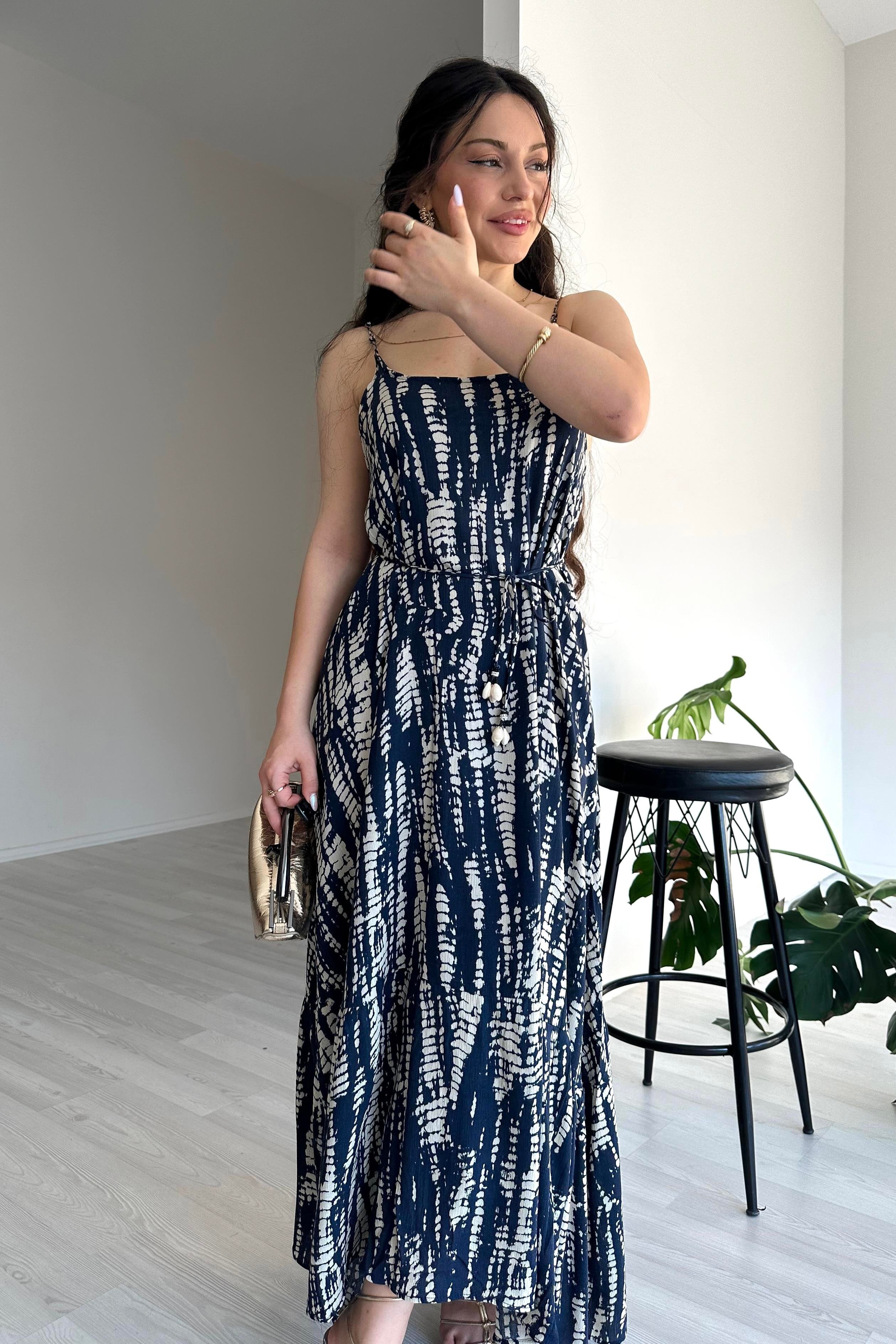 Helen Deniz Kabuklu Elbise