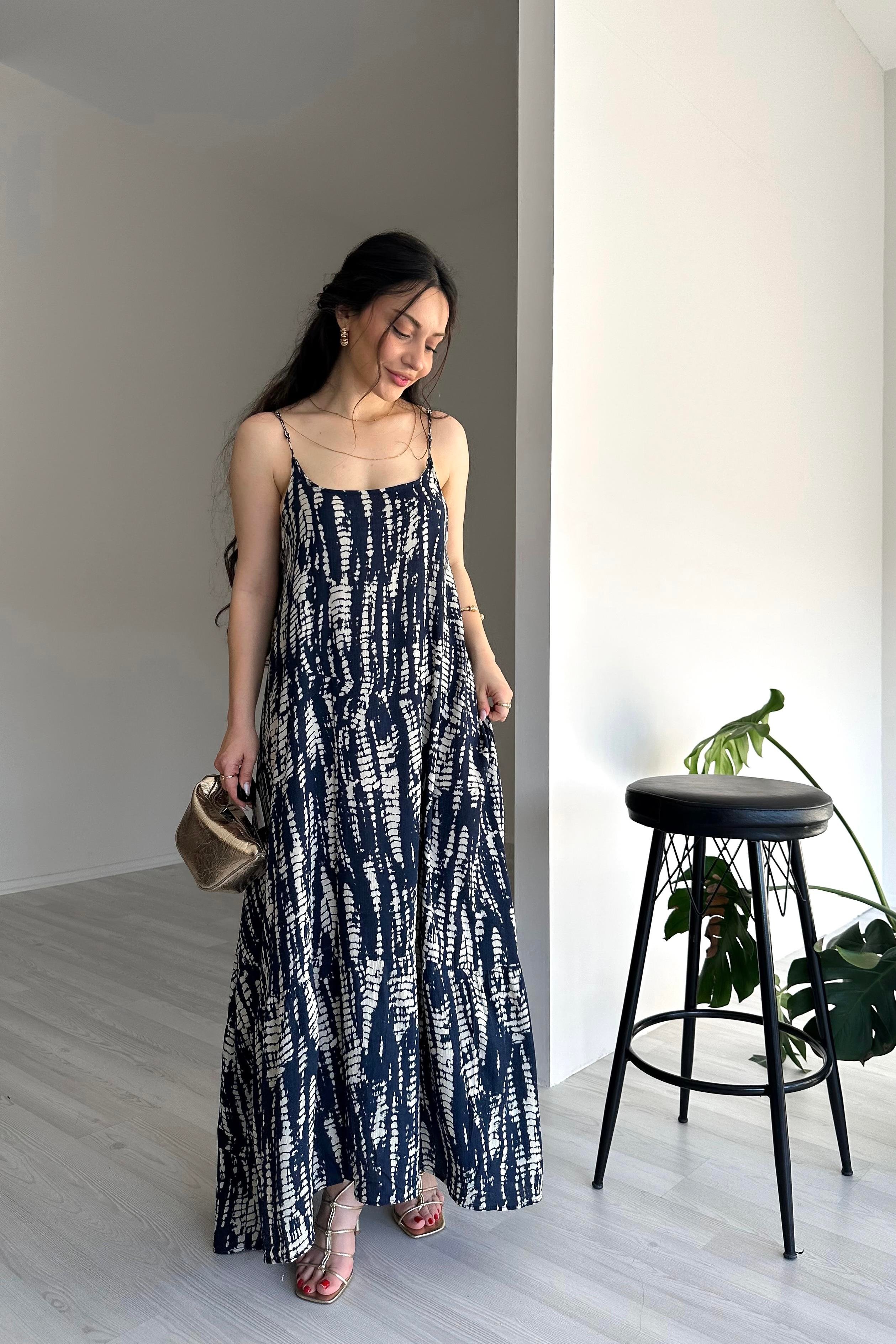 Helen Deniz Kabuklu Elbise