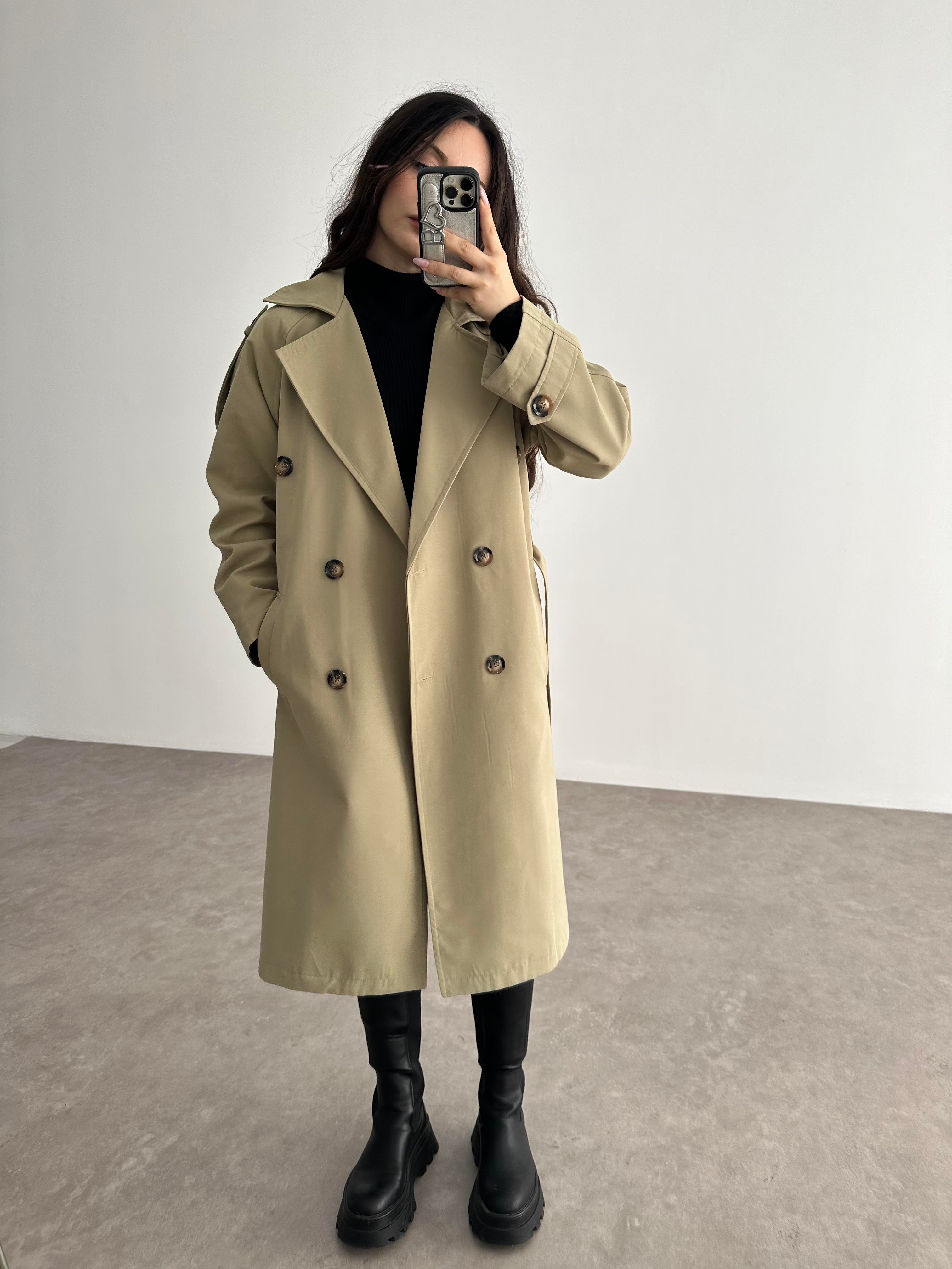 Klasik Kesim Premium Çağla Trenç Kot