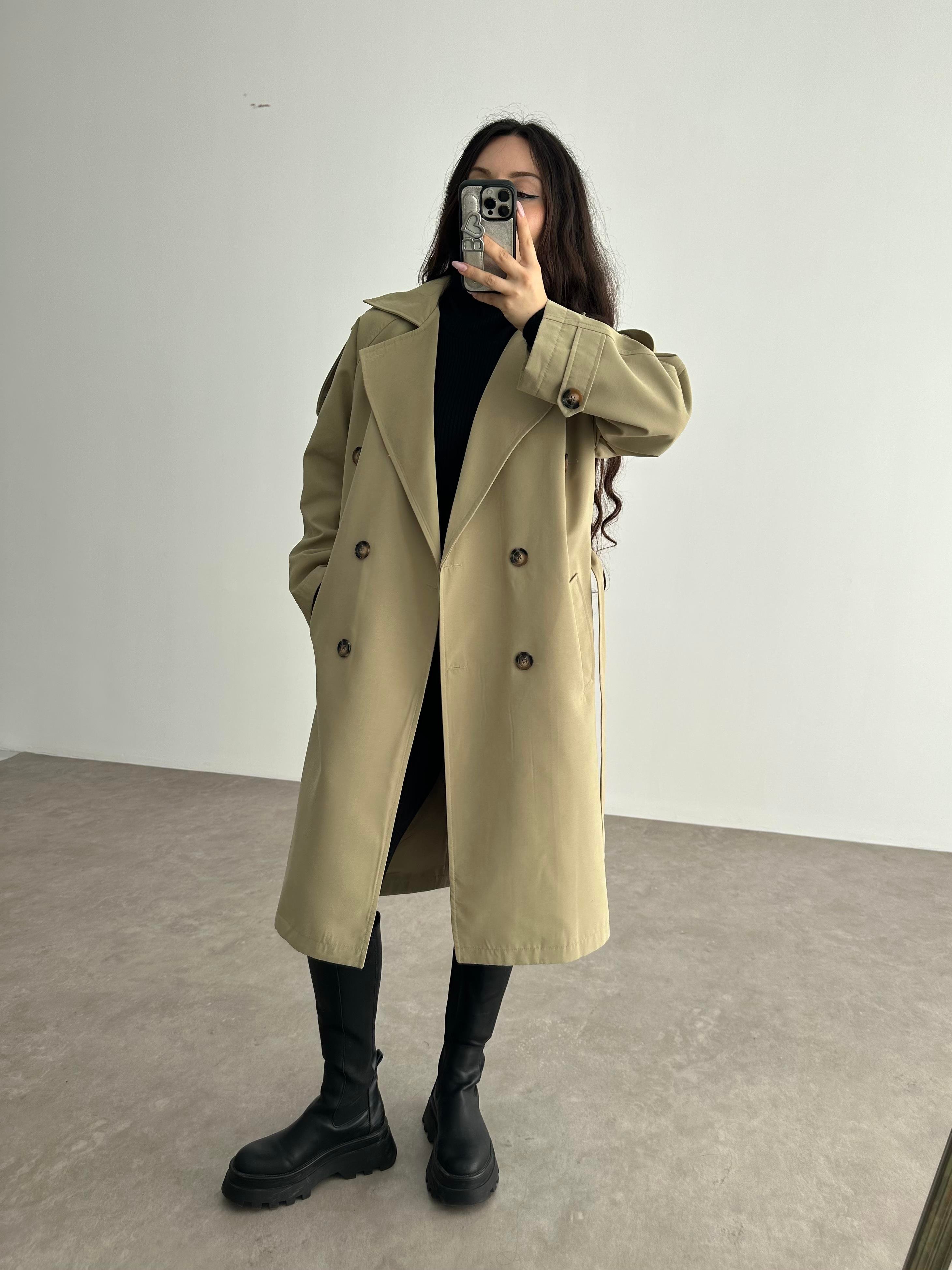 Klasik Kesim Premium Çağla Trenç Kot