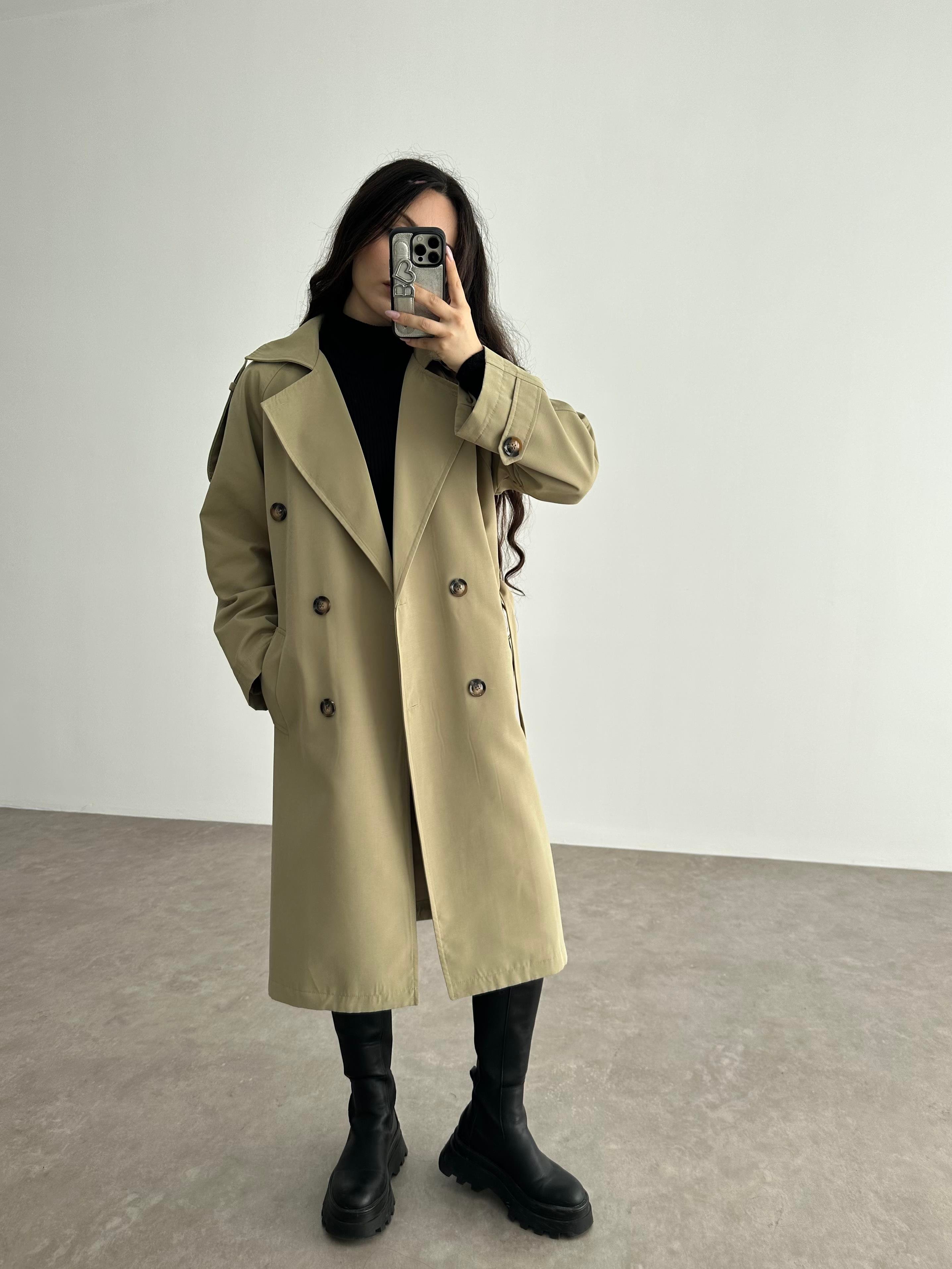 Klasik Kesim Premium Çağla Trenç Kot