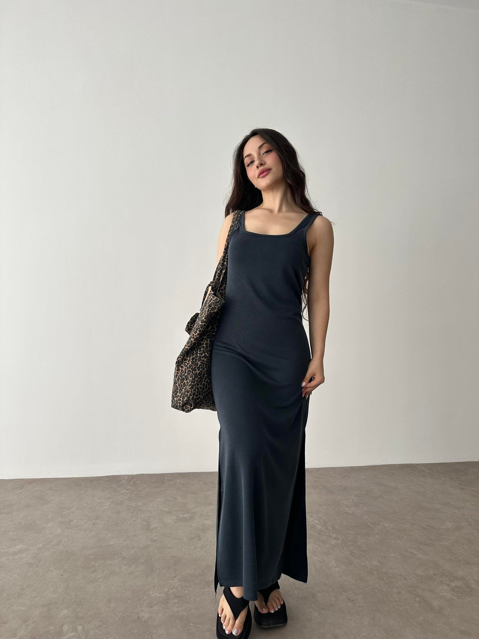 OYSH. Basic Antrasit Elbise