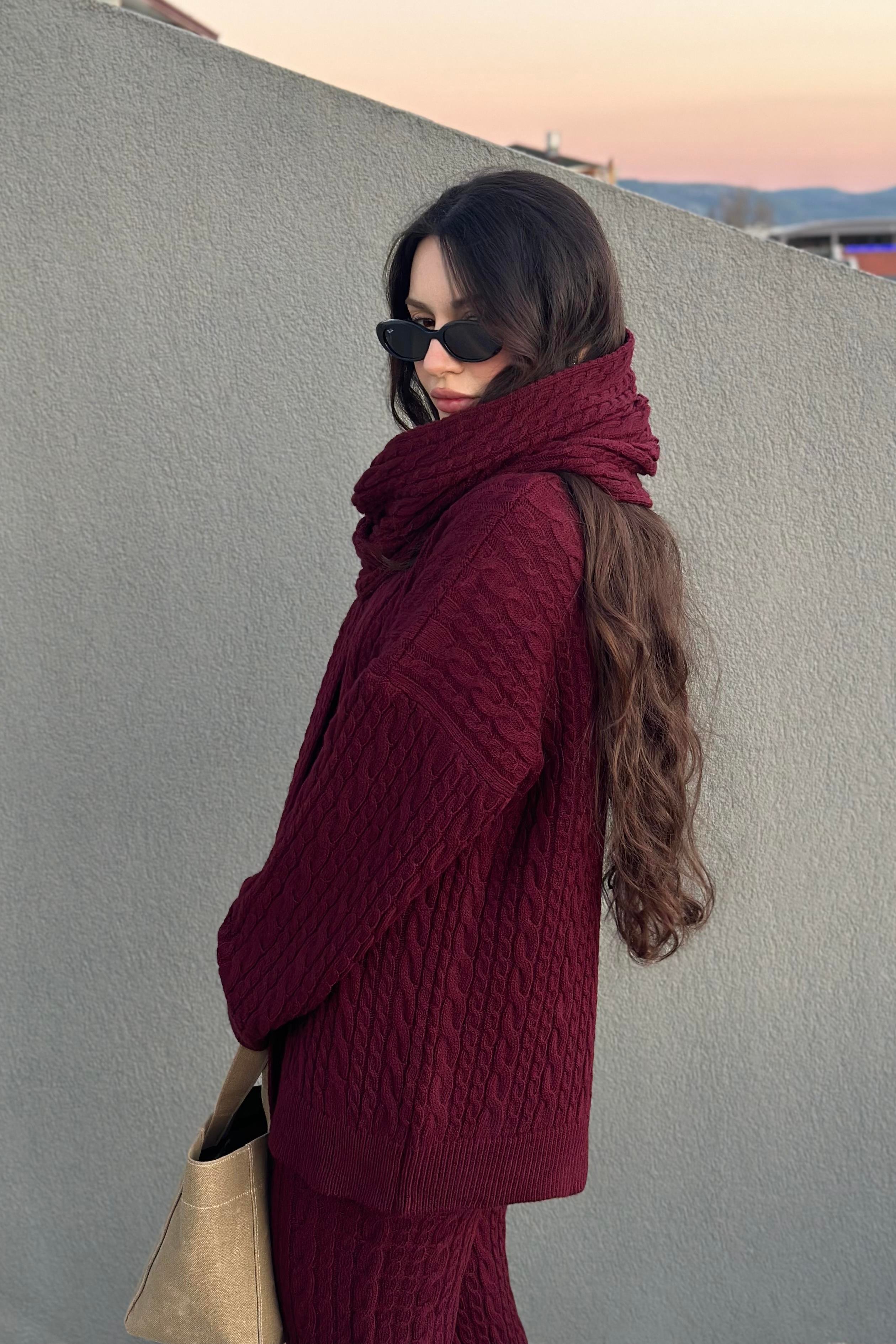 Premium Atkılı Takım Bordo