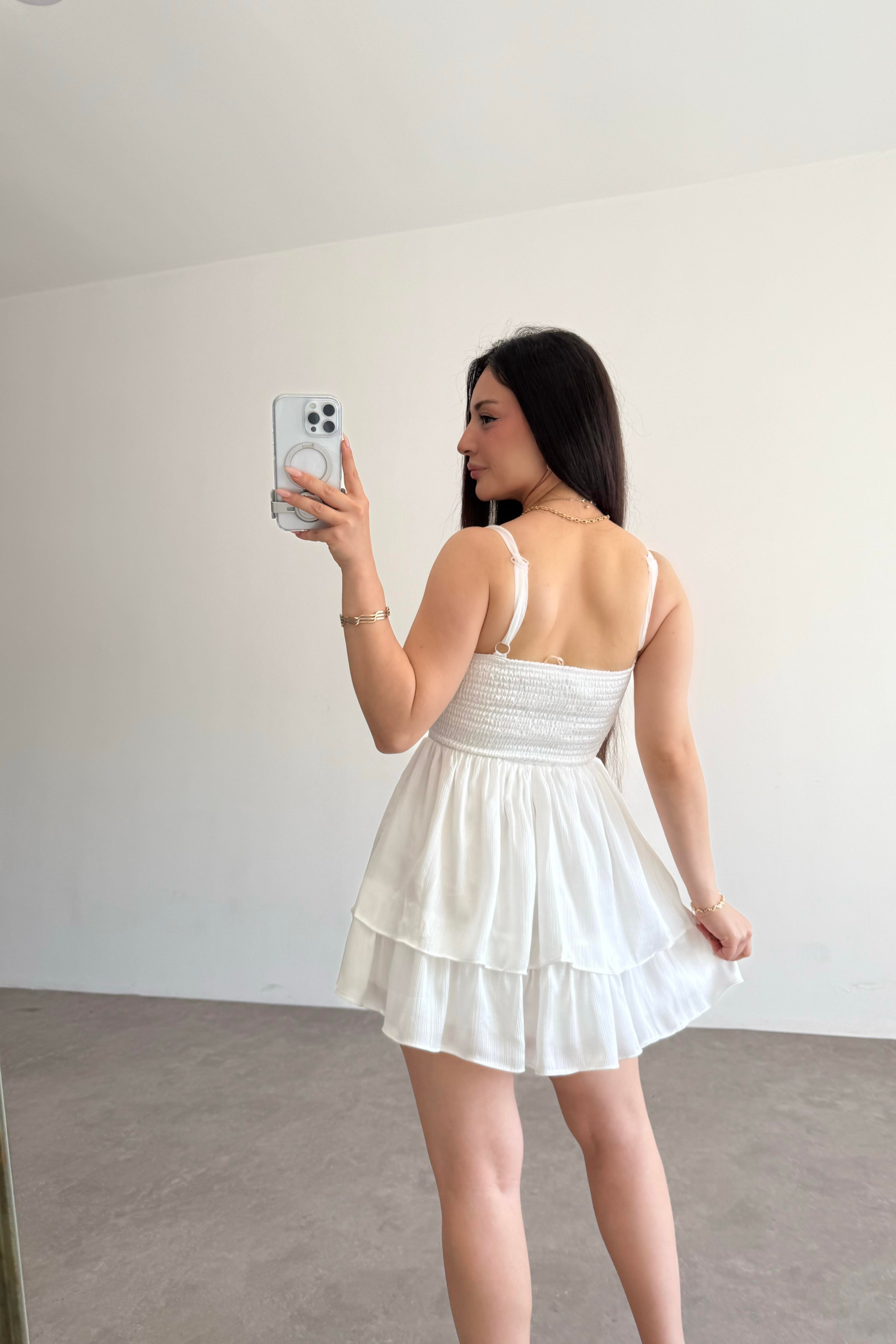 Winx Premium Beyaz Elbise