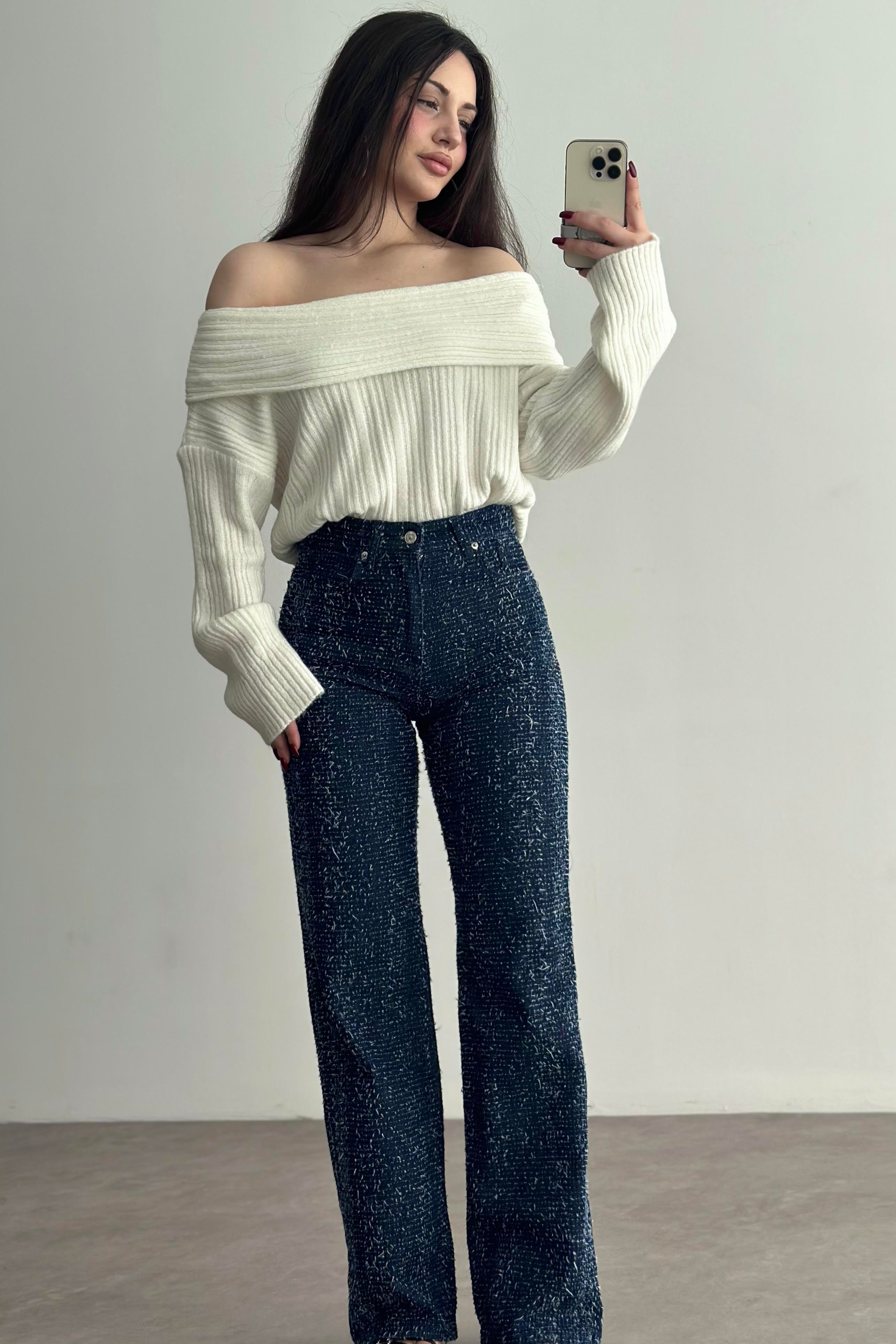 ZR Premium İpli Model Straight Jean