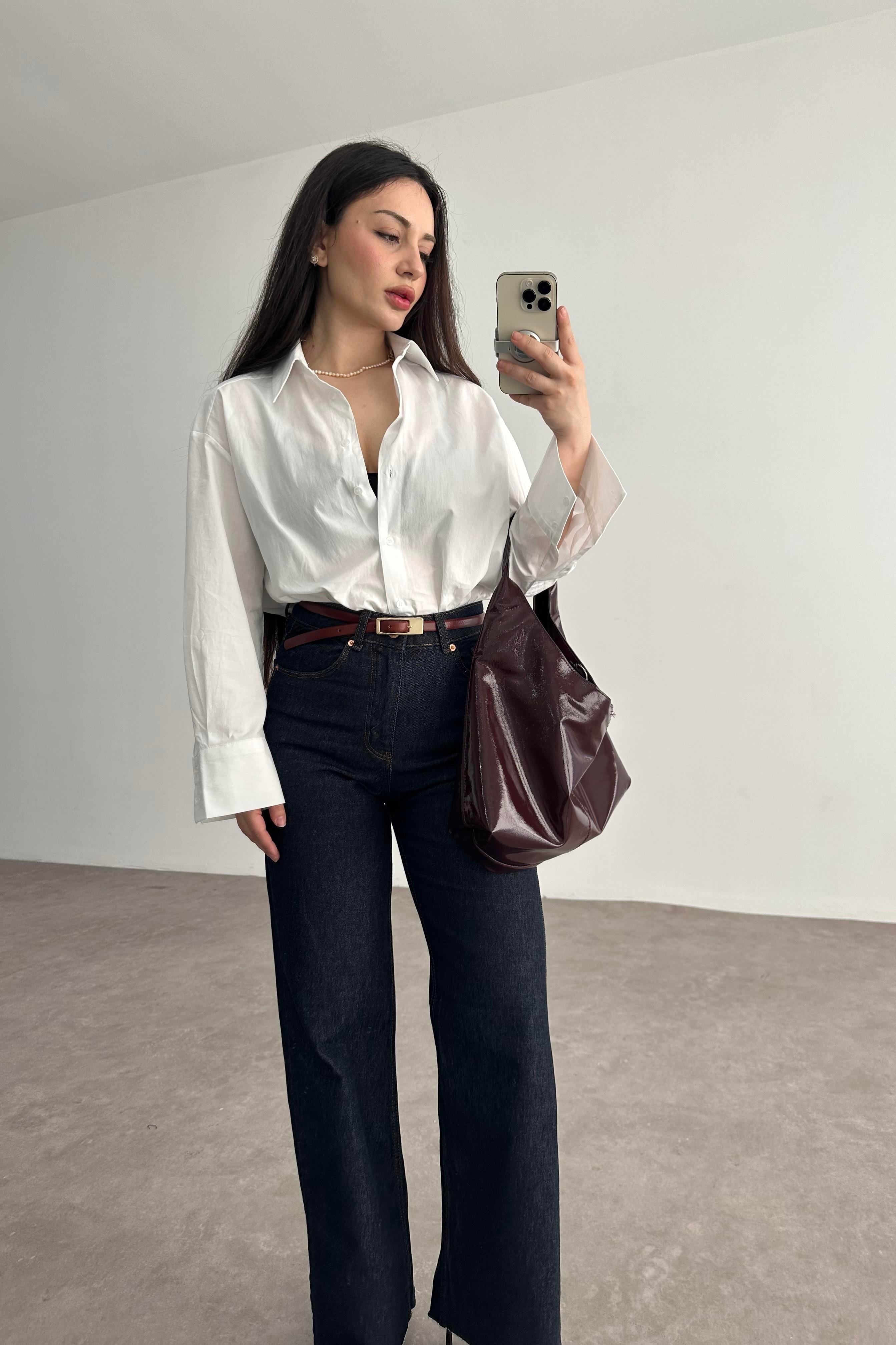 ZRA Dikişli Paça Straightleg Koyu Lacivert