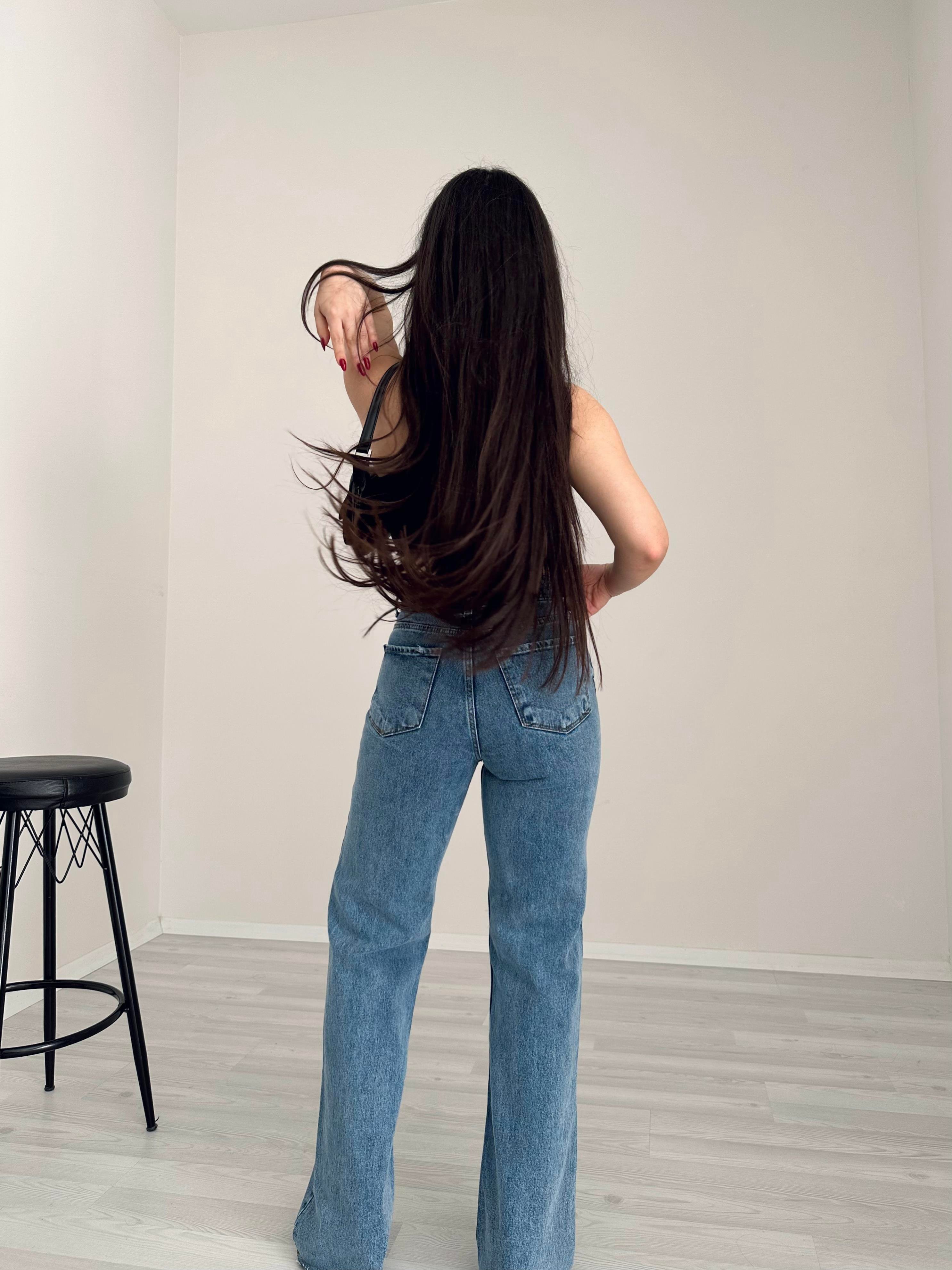 ZRA Premium Straightleg Jean Orta Mavi