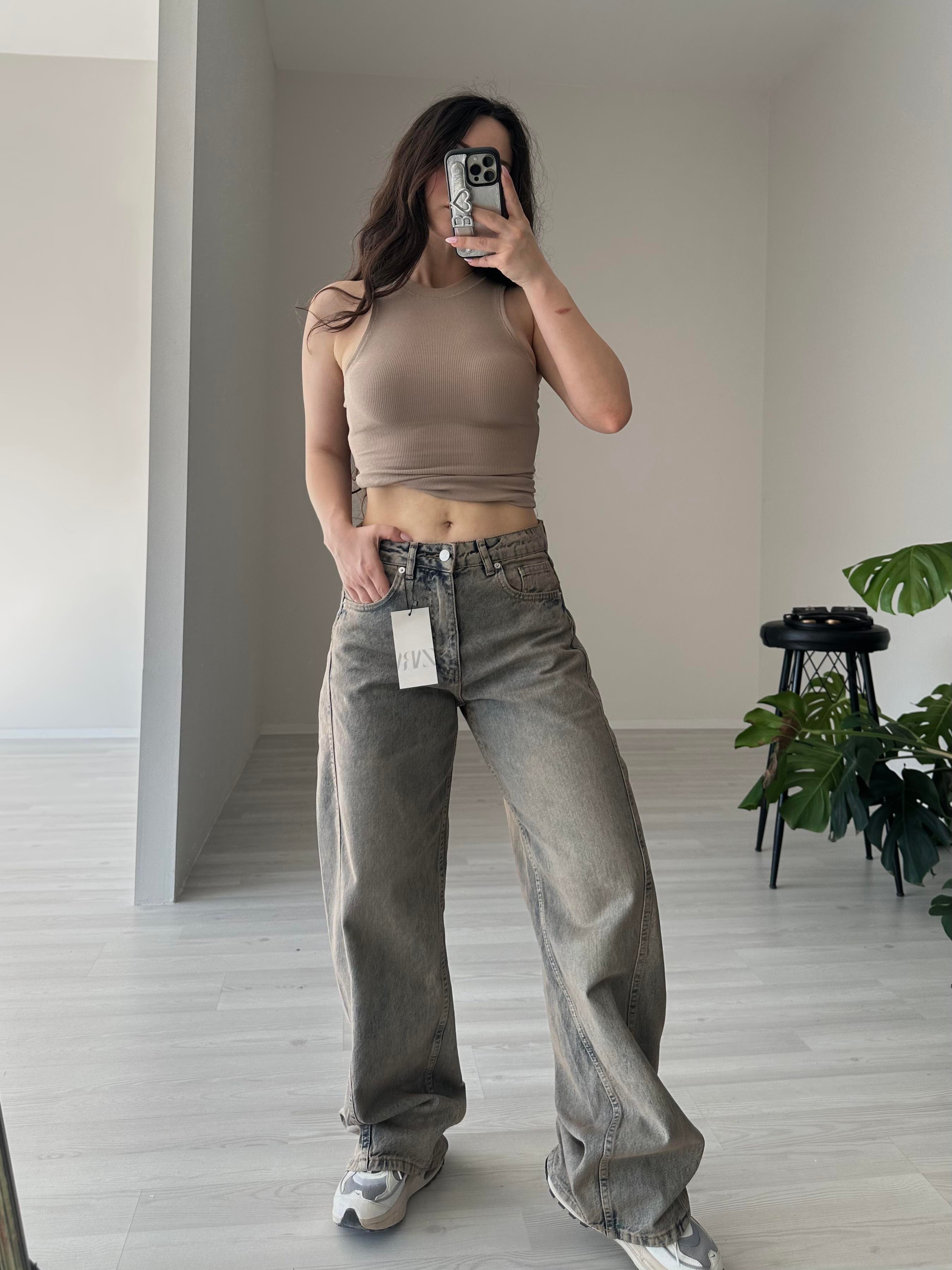 ZRA Rusty Baggy Jean