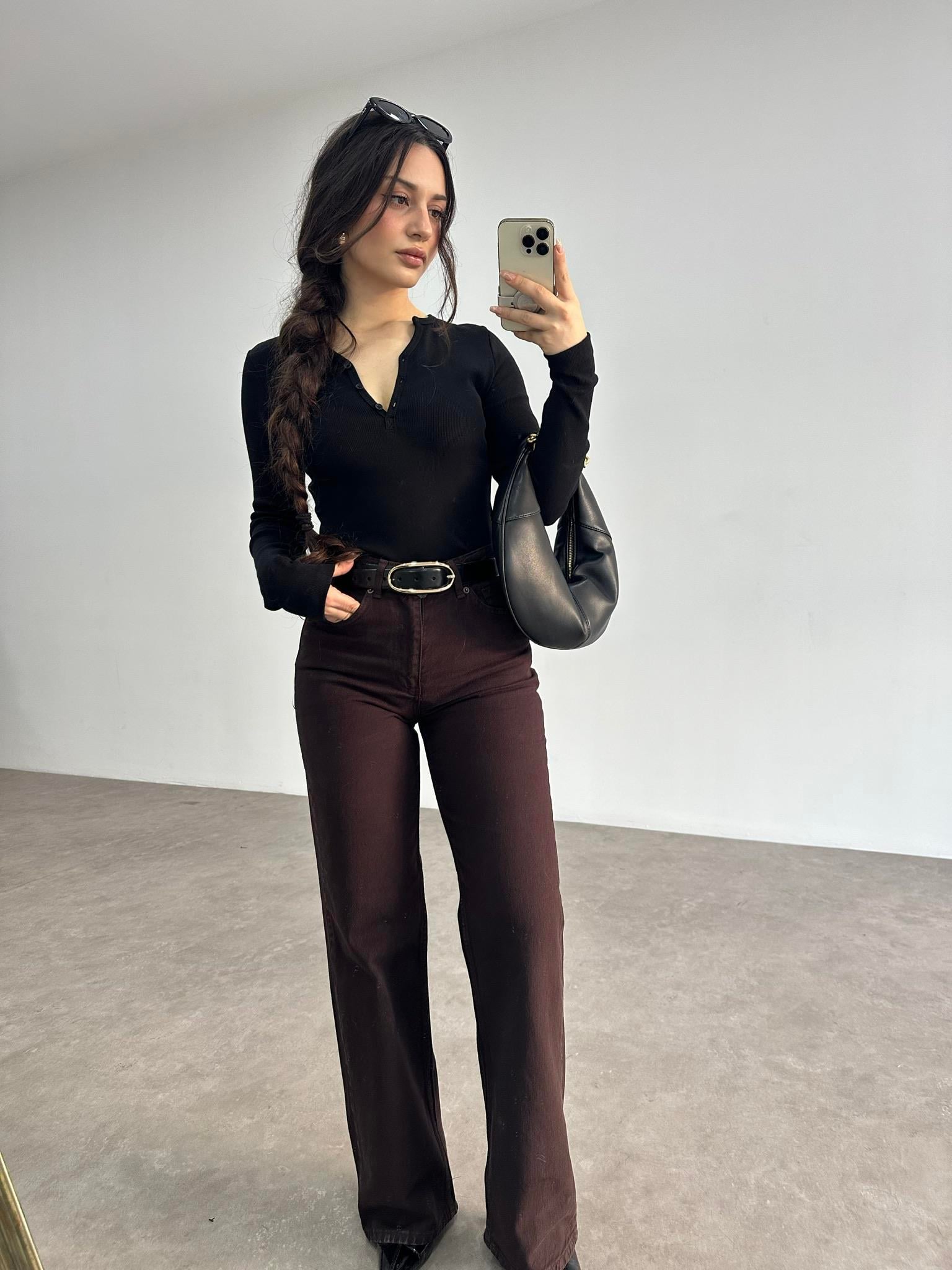 ZRA Straightleg Acı Kahve Jean