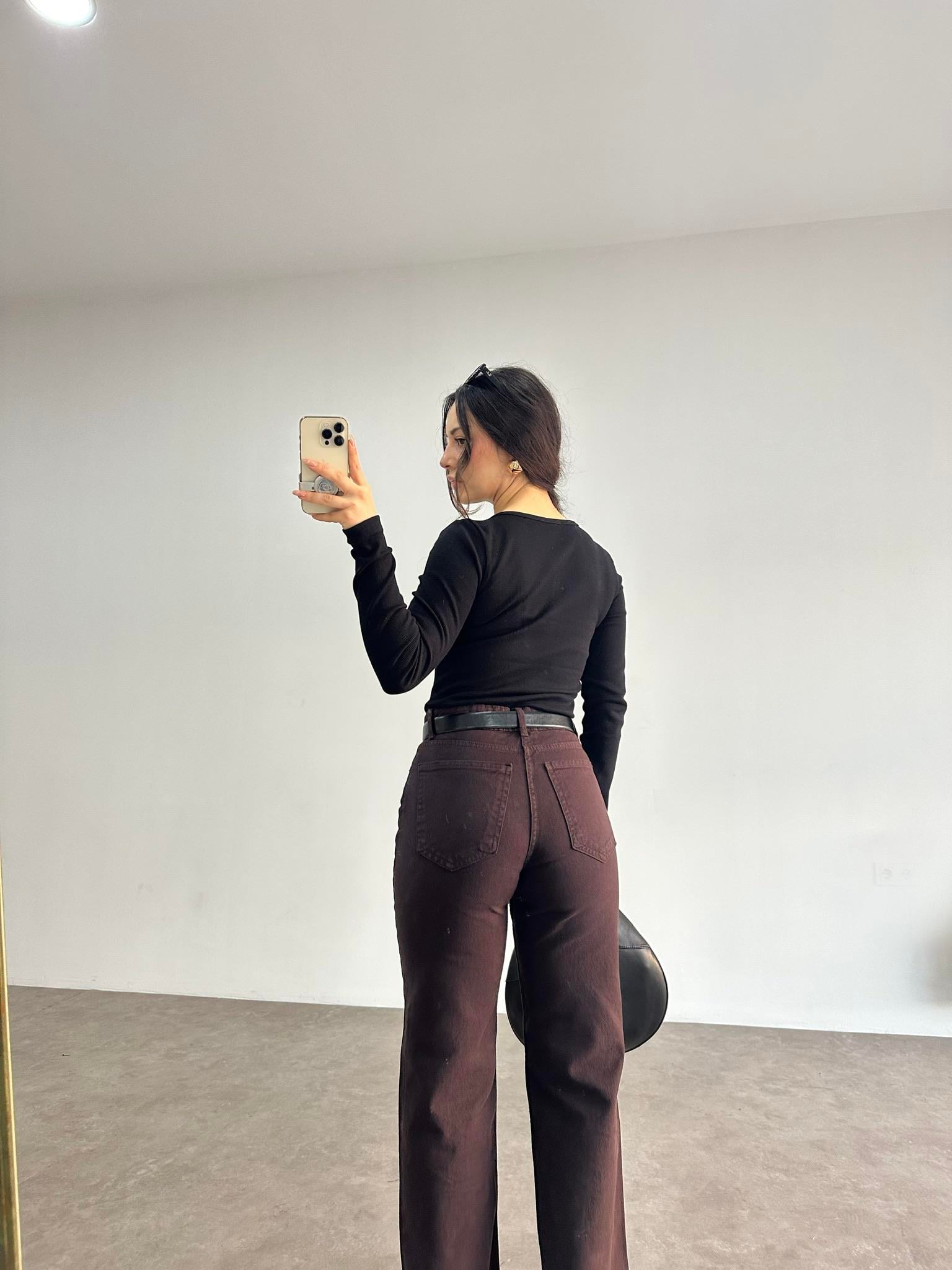 ZRA Straightleg Acı Kahve Jean