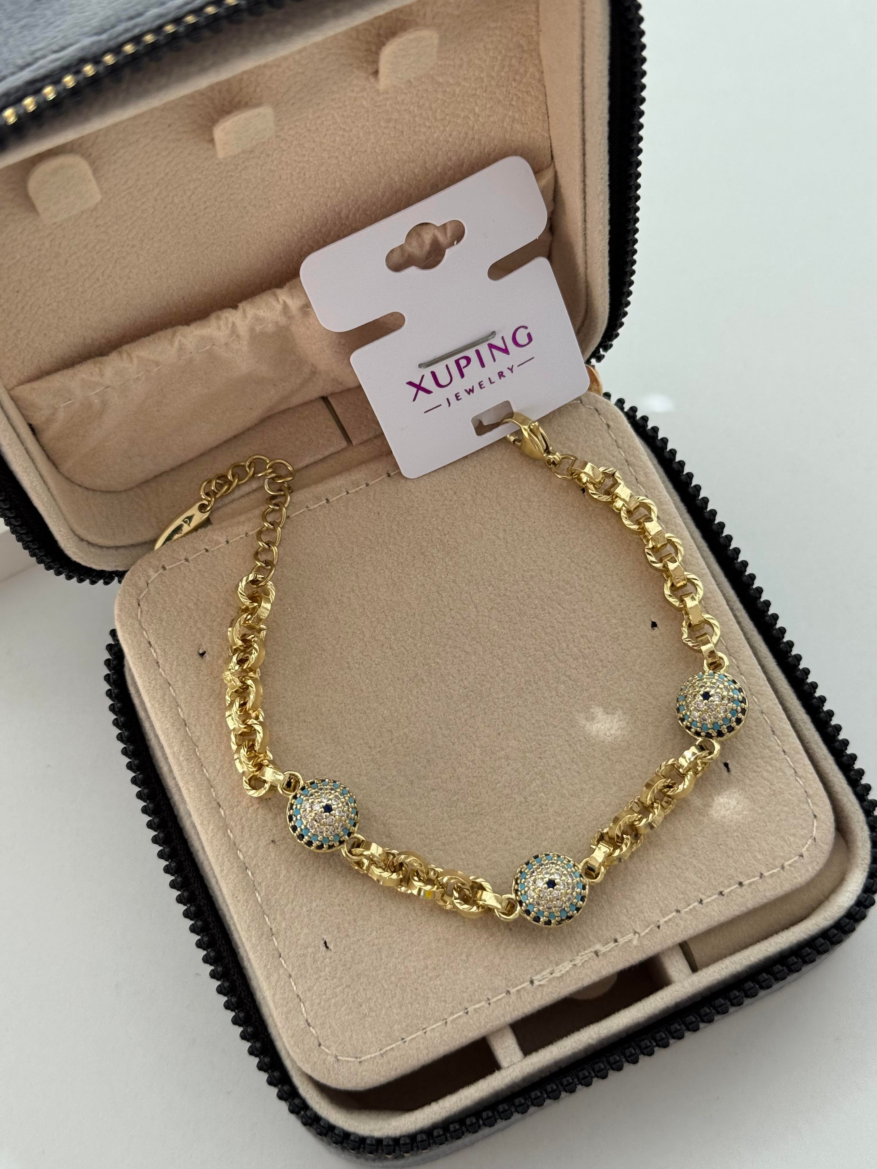14K NAZAR KUYUM MODEL BİLEKLİK