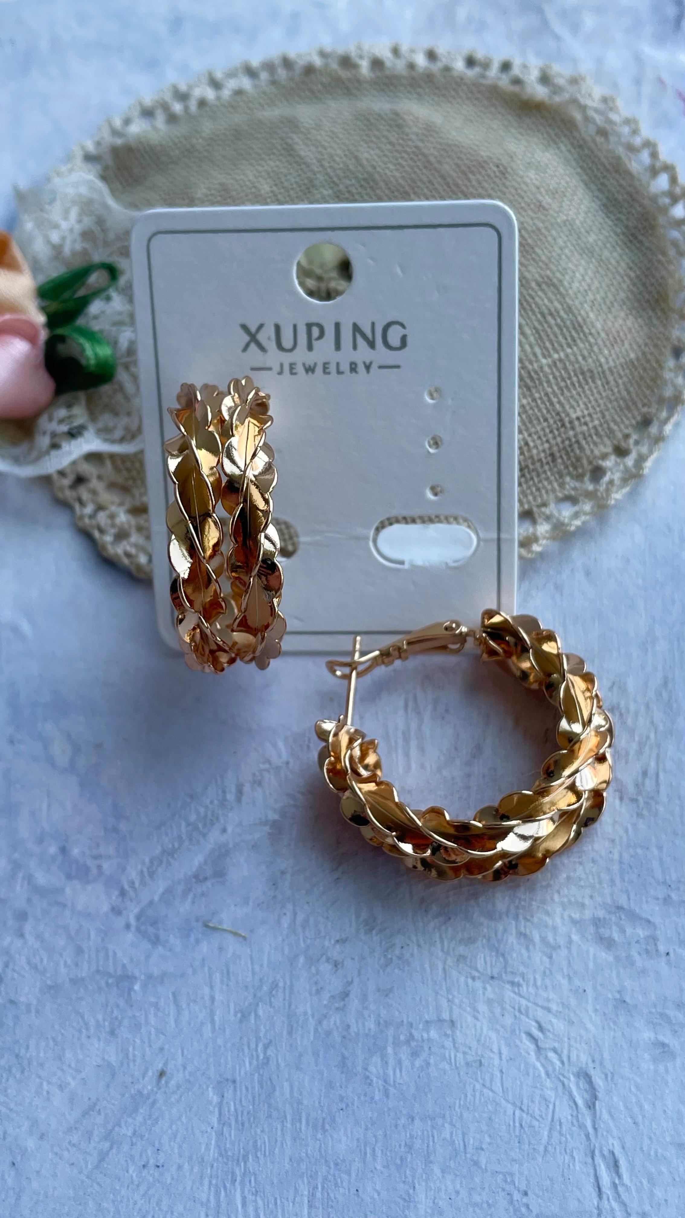 Xuping Marka 18 K Rose Küpe