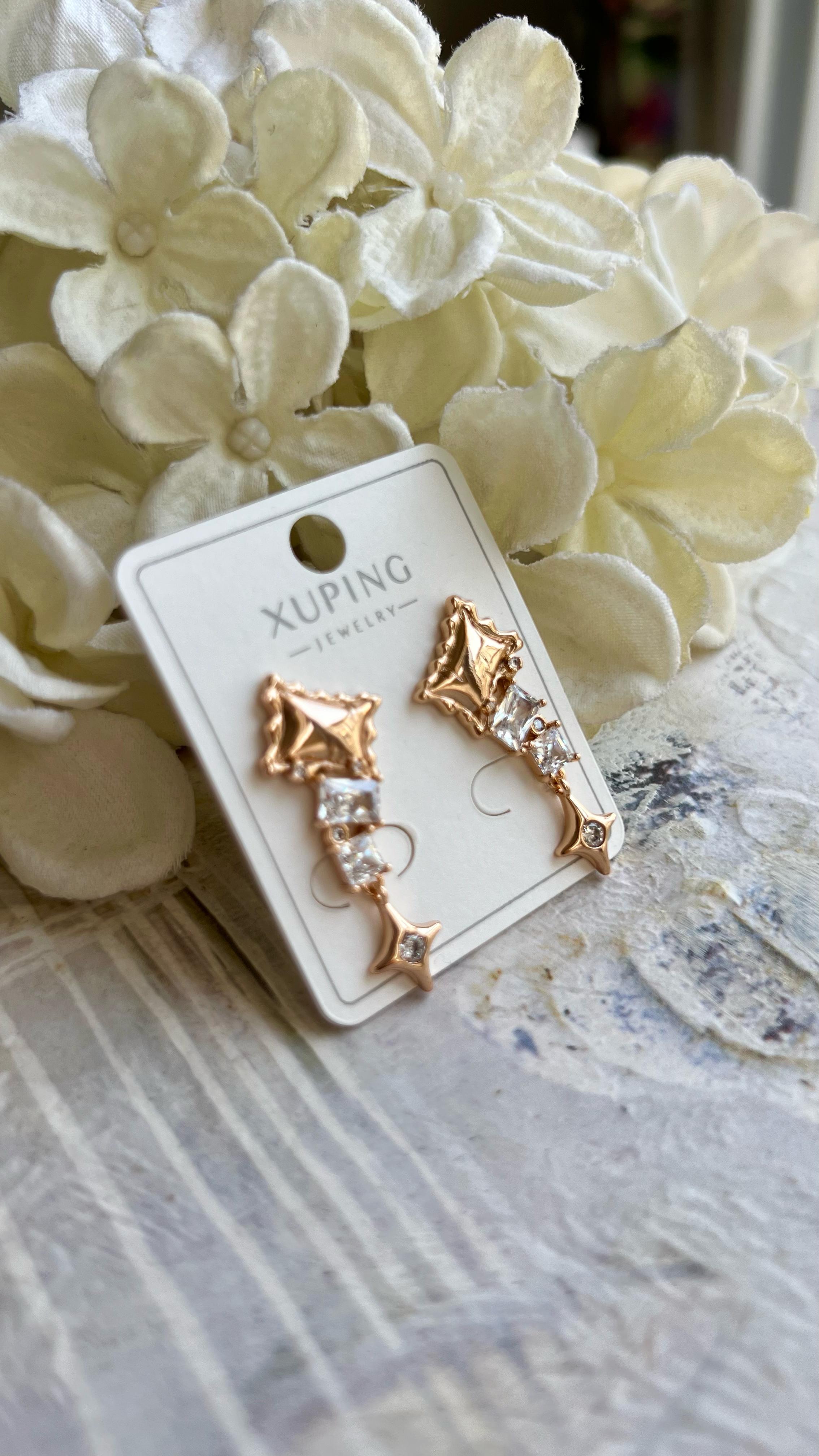 Xuping Özel Tasarım Çelik Küpe