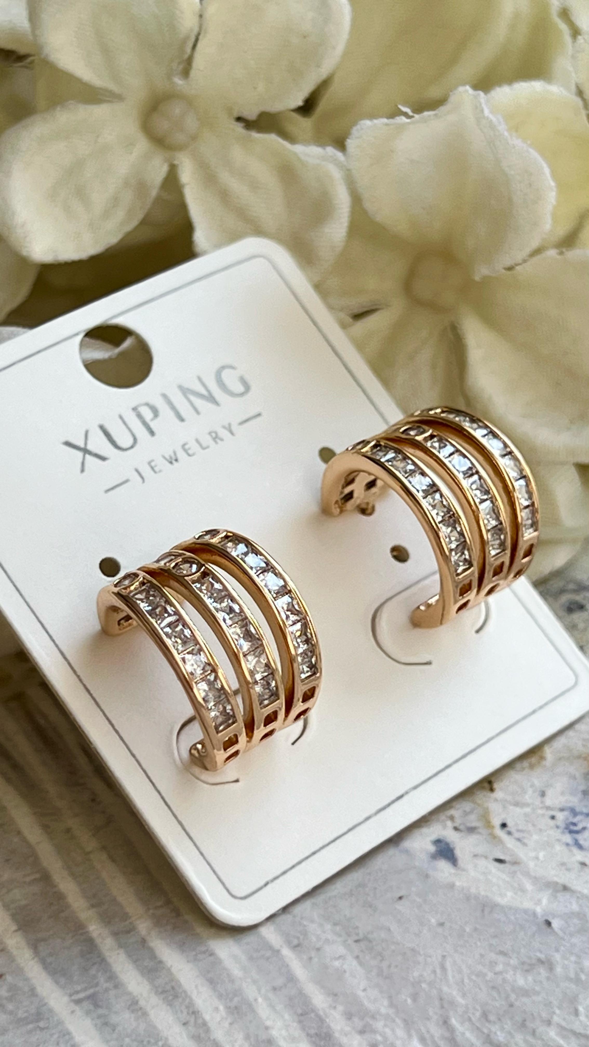 Xuping Özel Tasarım Çelik Küpe