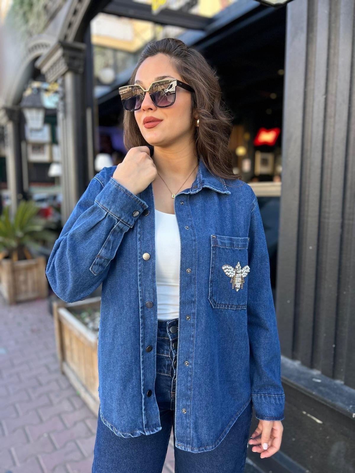 ARI.İŞLEME.KOT.GÖMLEK.CEKET