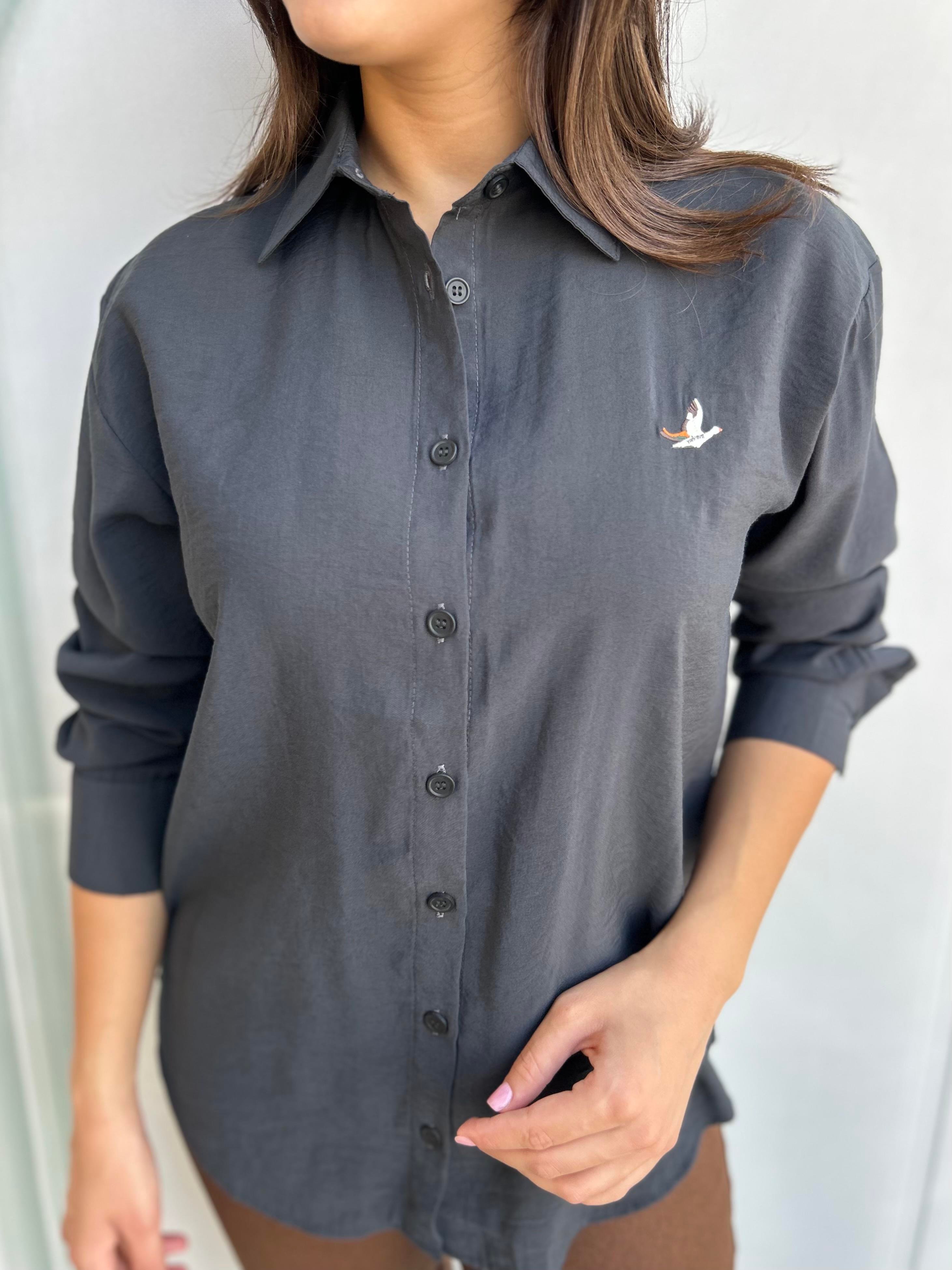 AURA.GÖMLEK.ANTRASİT