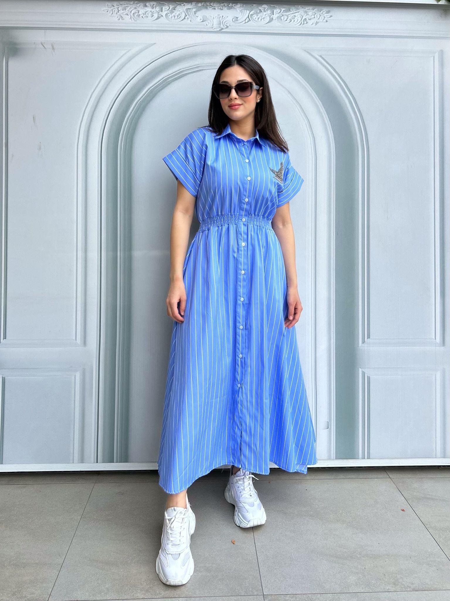 BELİNDA.ELBİSE.BEBEMAVİ