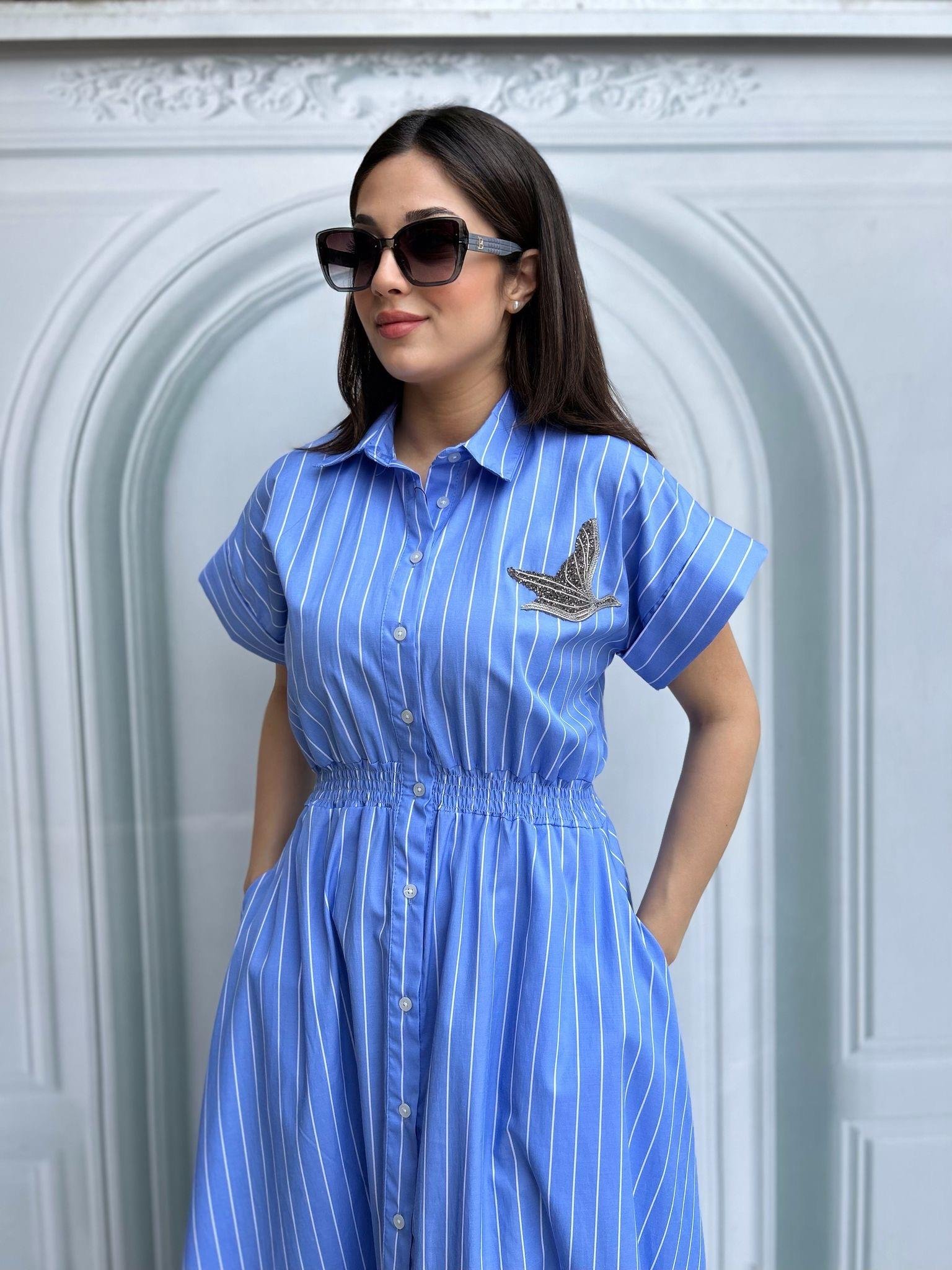 BELİNDA.ELBİSE.BEBEMAVİ