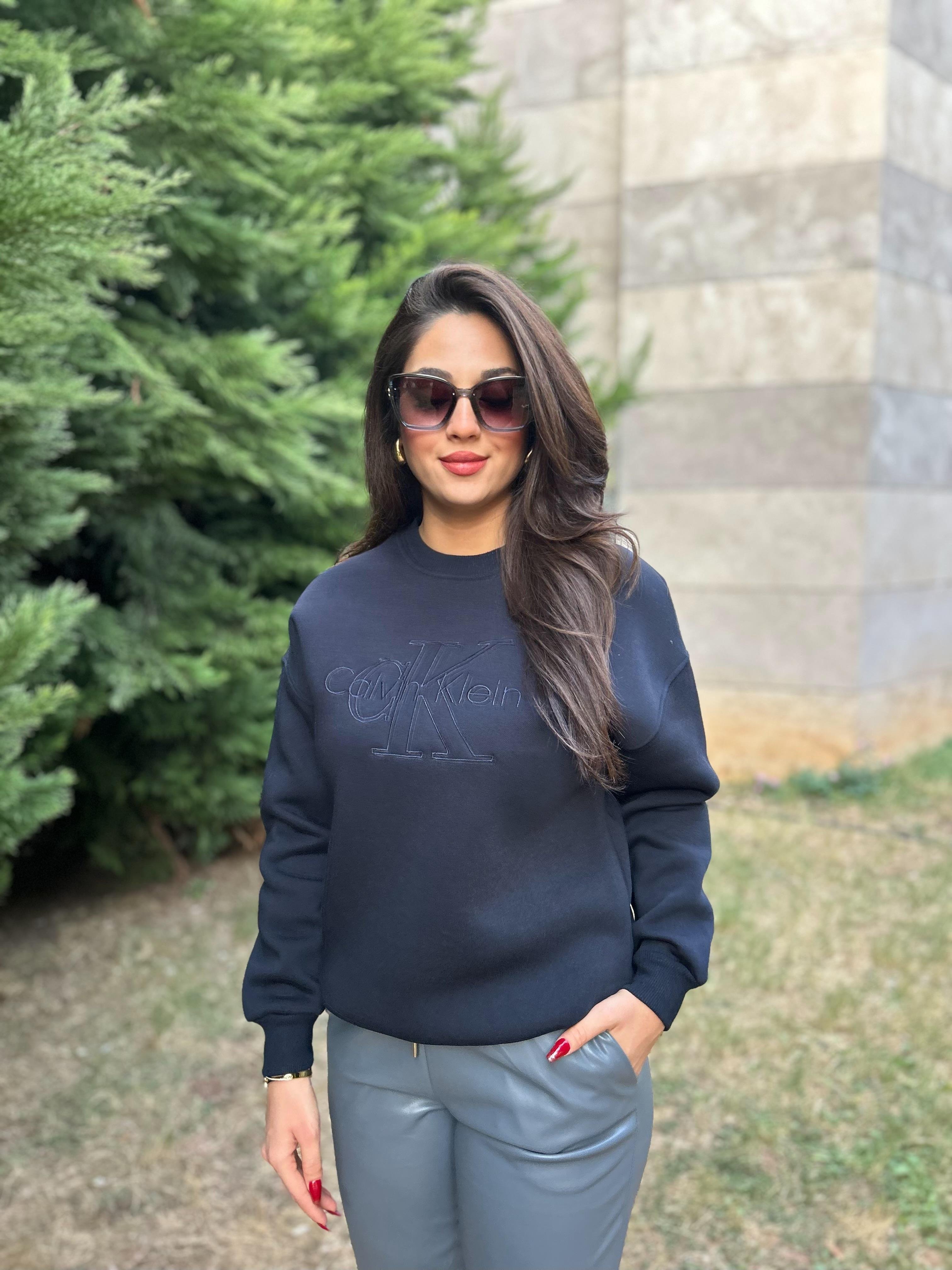 CK LACİVERT SWEATSHİRT