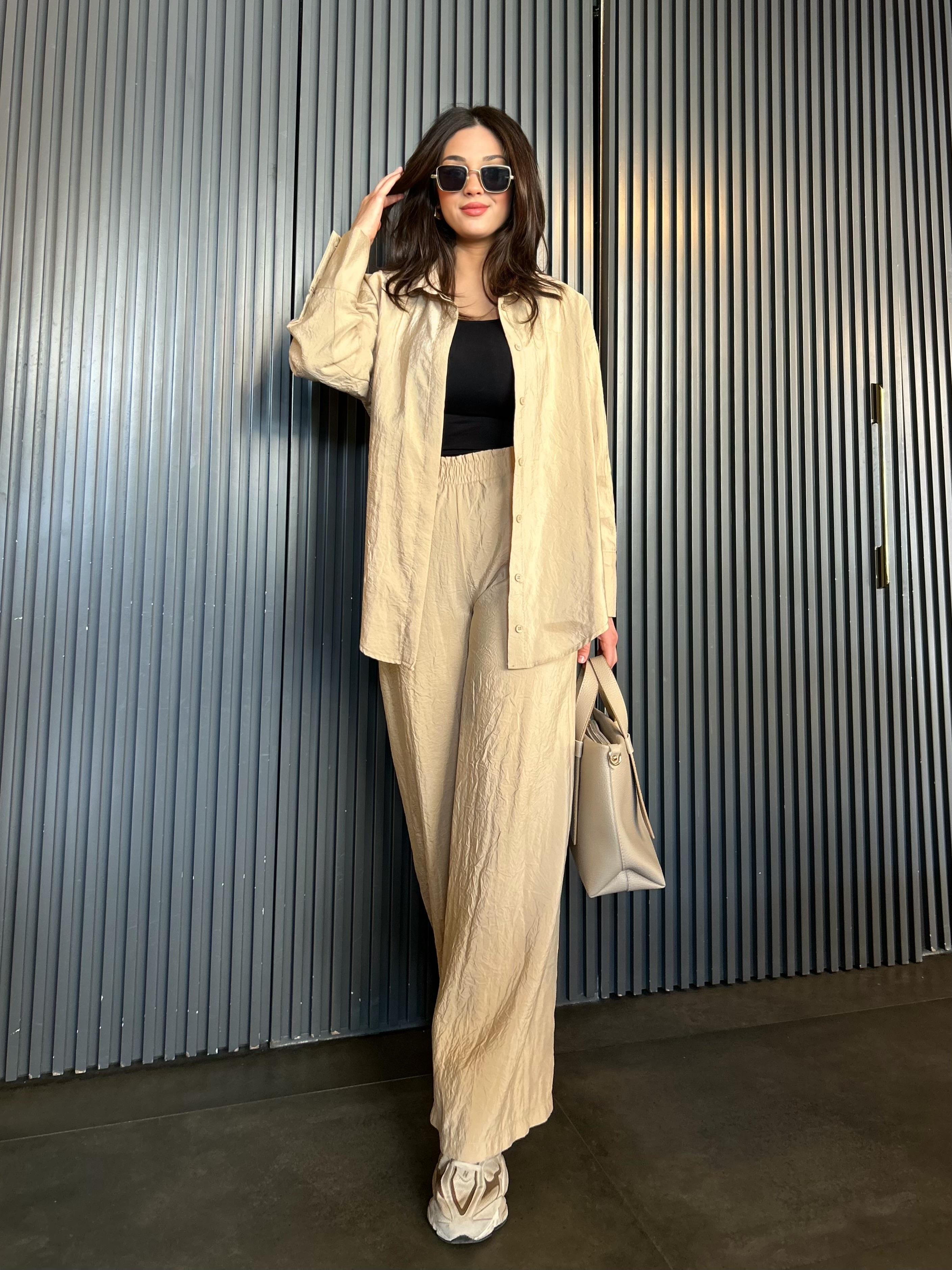 FLORA.İKİLİTAKIM.BEJ