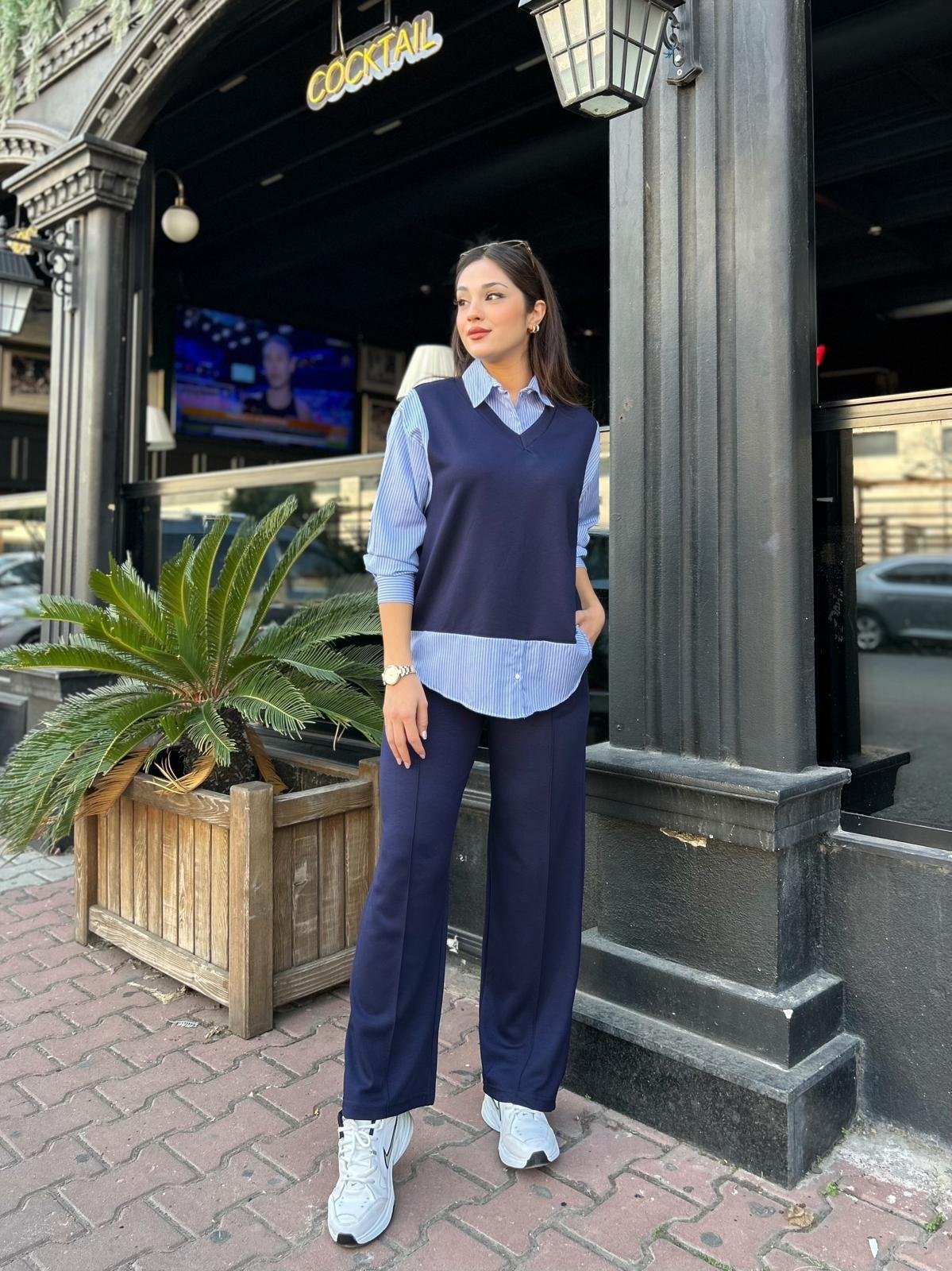 GOODNESS.İKİLİ.TAKIM.LACİVERT