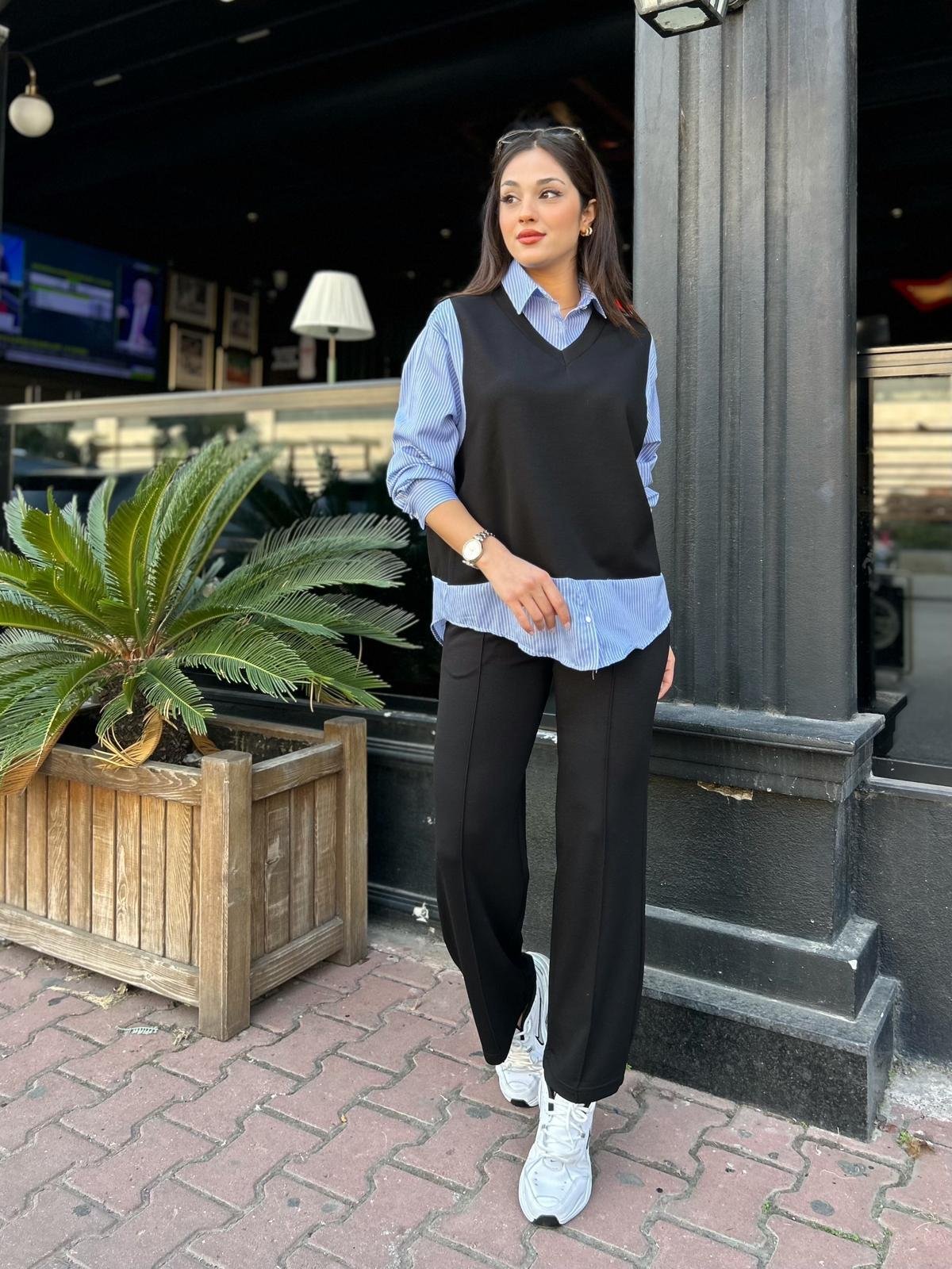 GOODNESS.İKİLİ.TAKIM.SİYAH