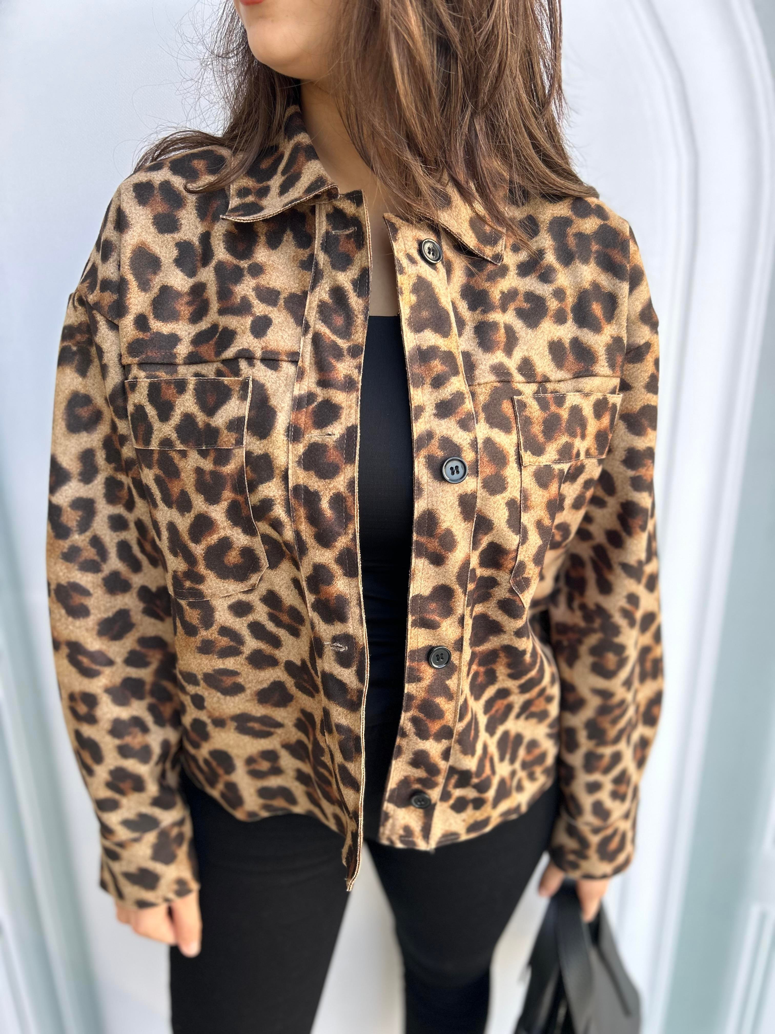 LEOPAR.ÇİFTCEPLİ.CEKET