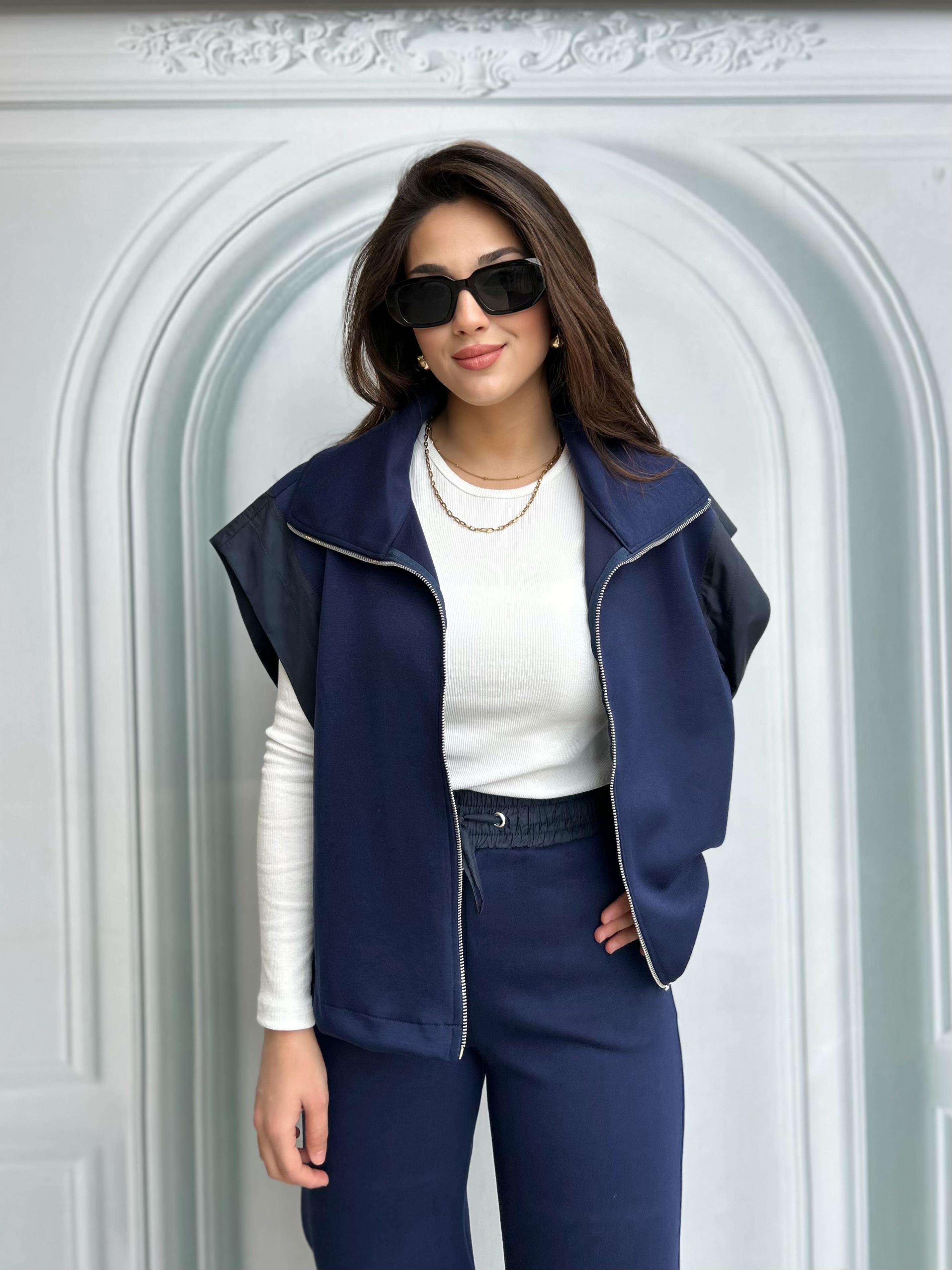 PERA.YELEKLİ.TAKIM.LACİVERT