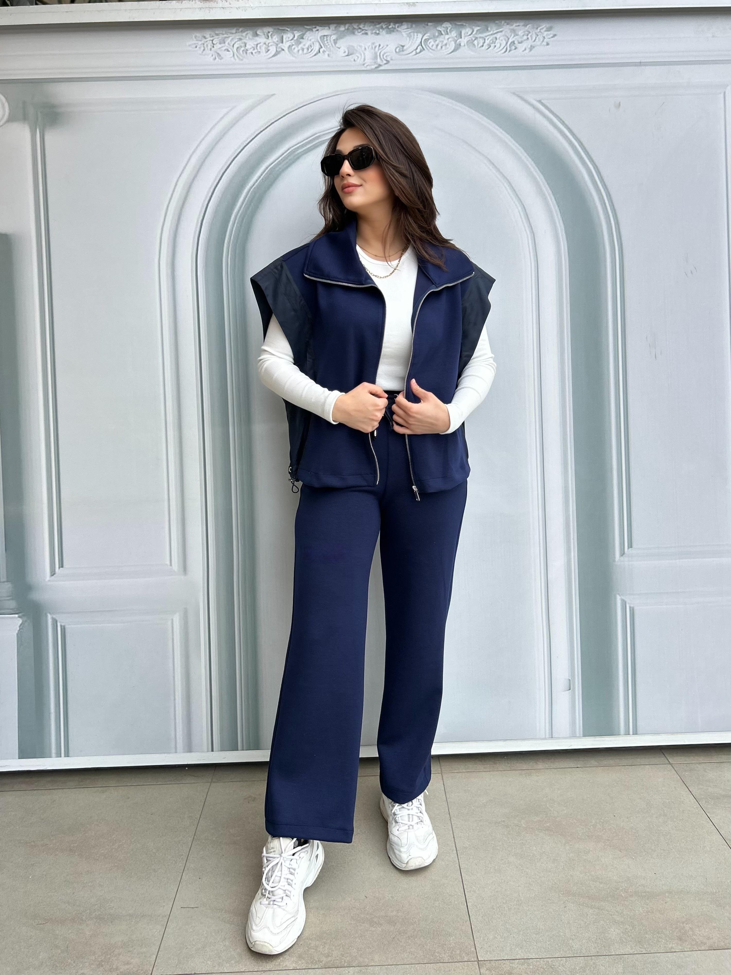 PERA.YELEKLİ.TAKIM.LACİVERT