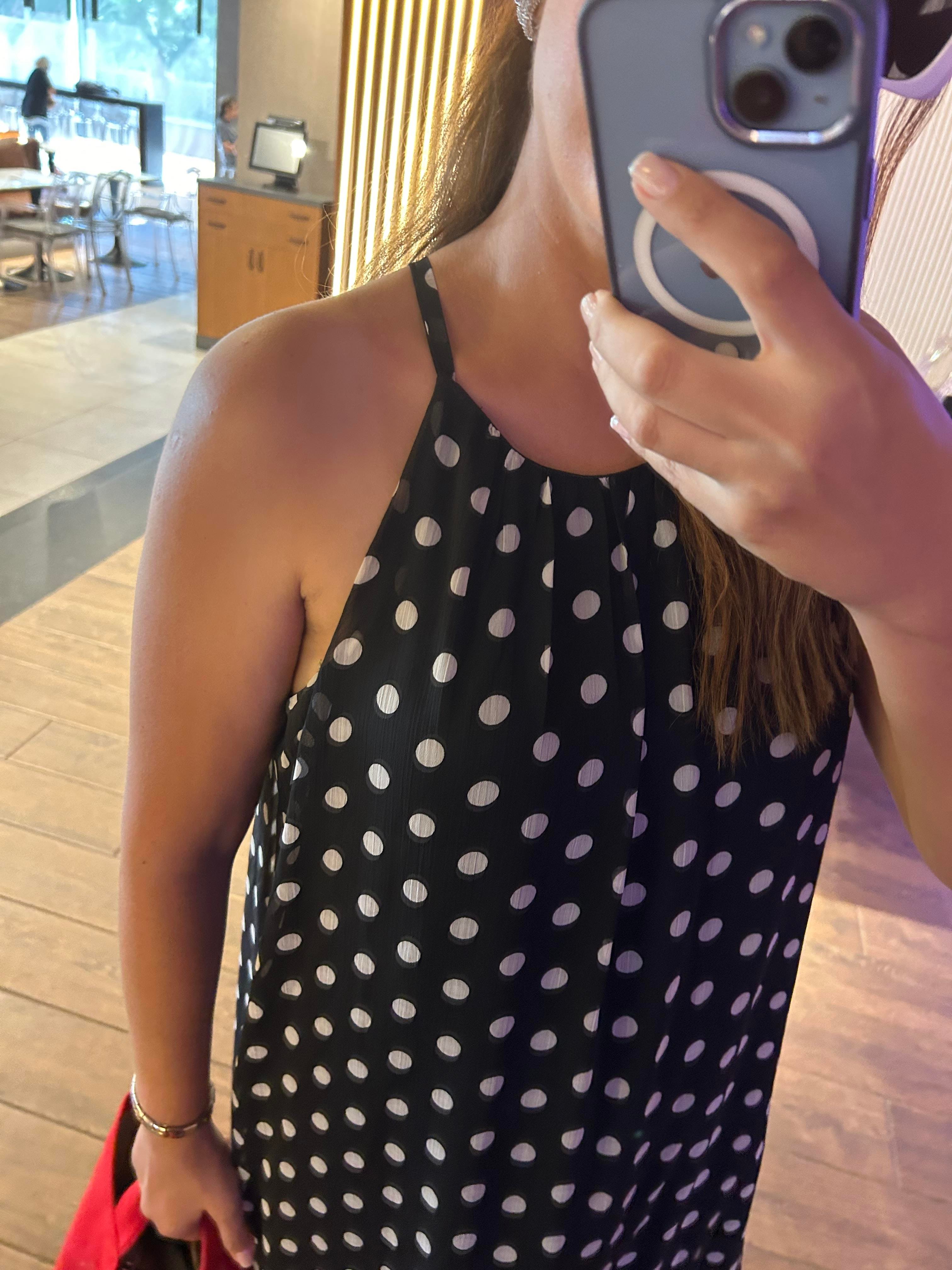 PUANTİYELİ ELBİSE