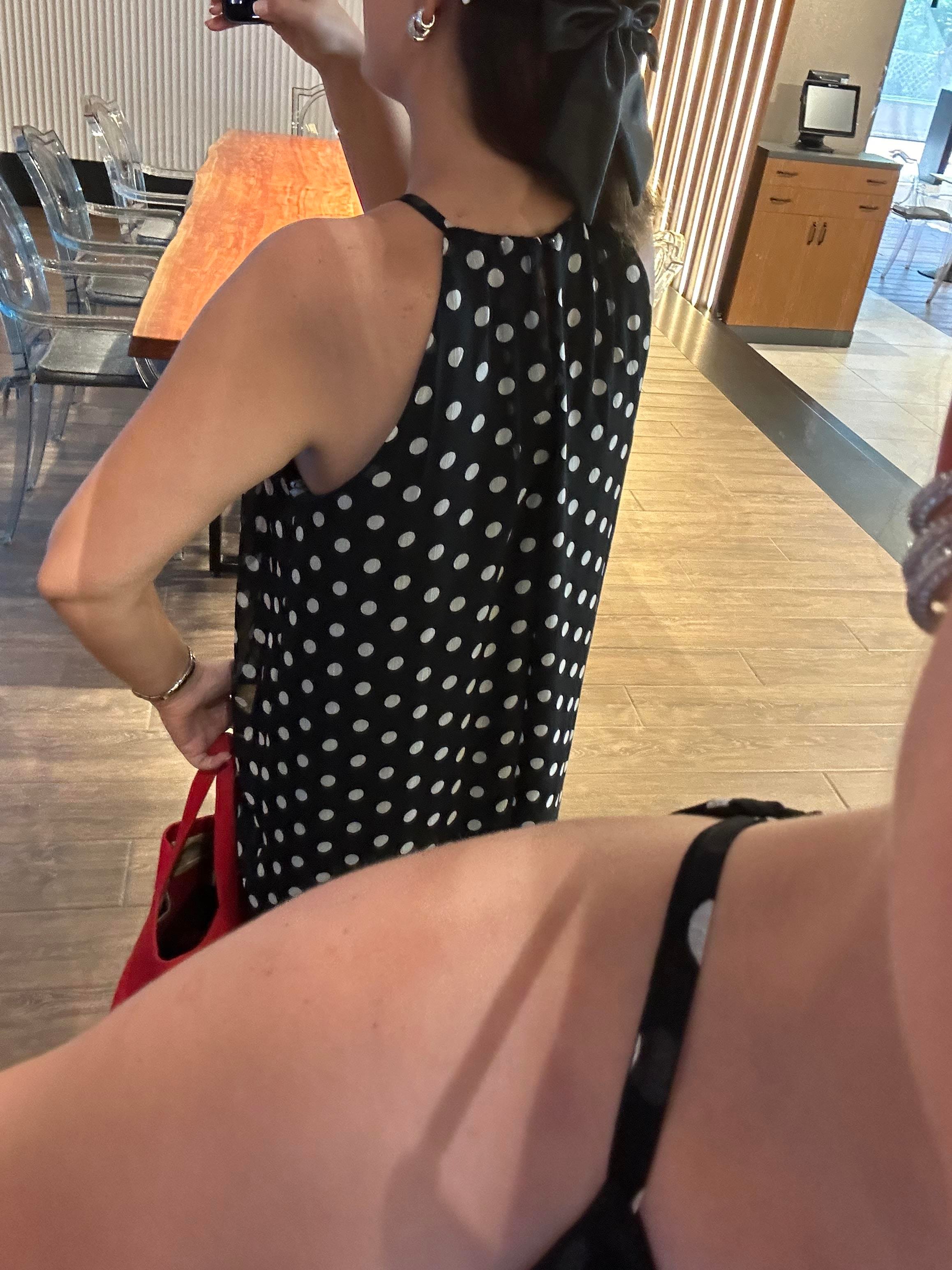 PUANTİYELİ ELBİSE