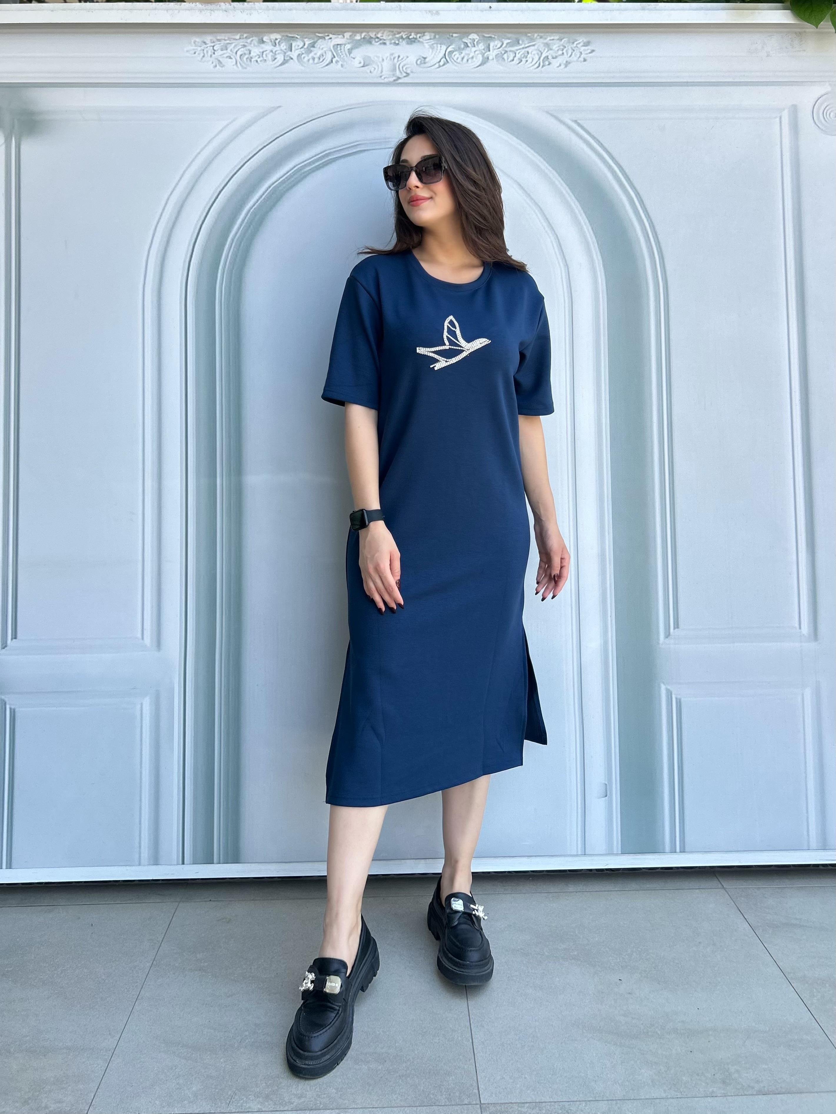 SARAH.ELBİSE.LACİVERT