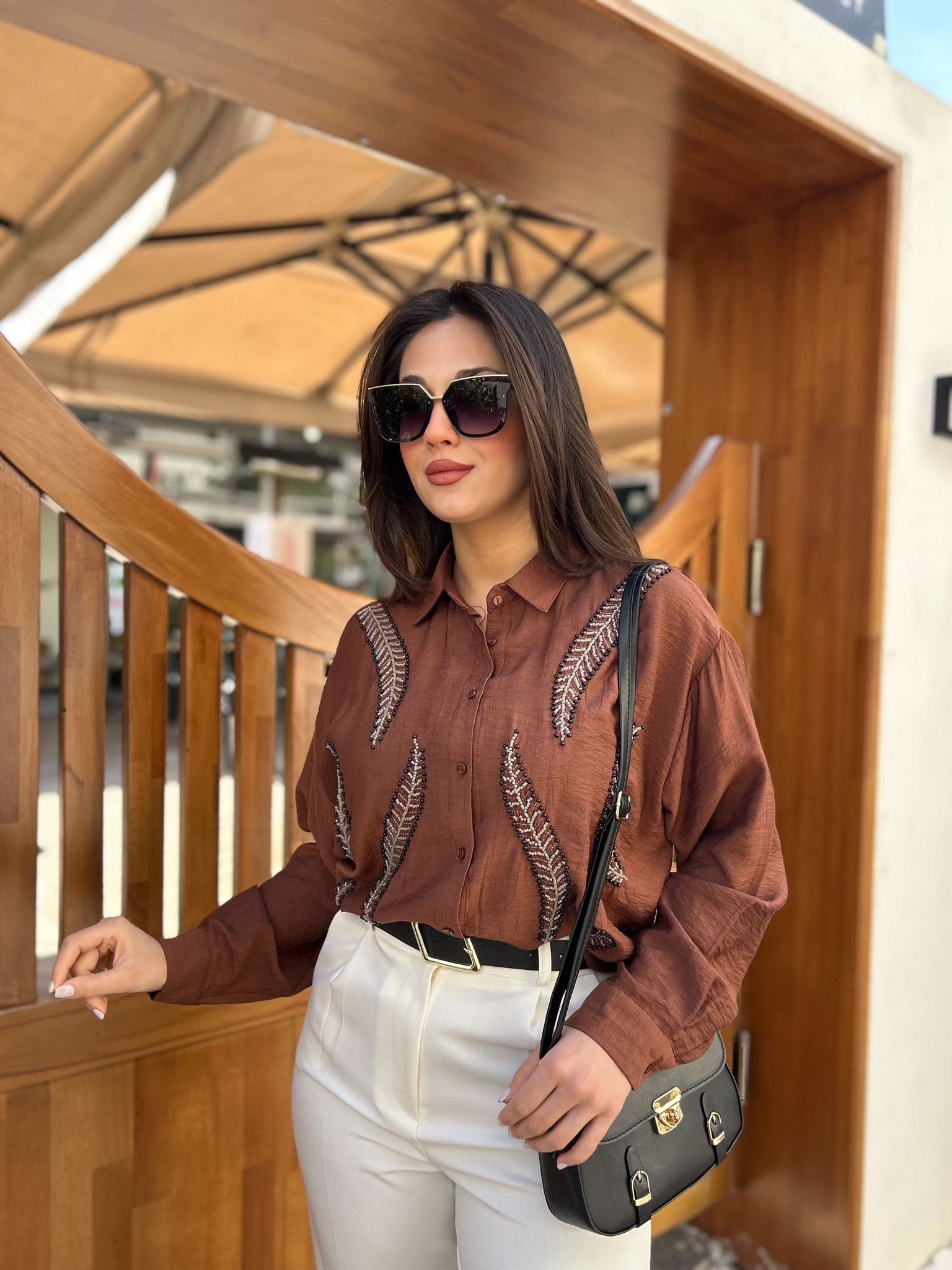 TERA.GÖMLEK.KAHVERENGİ