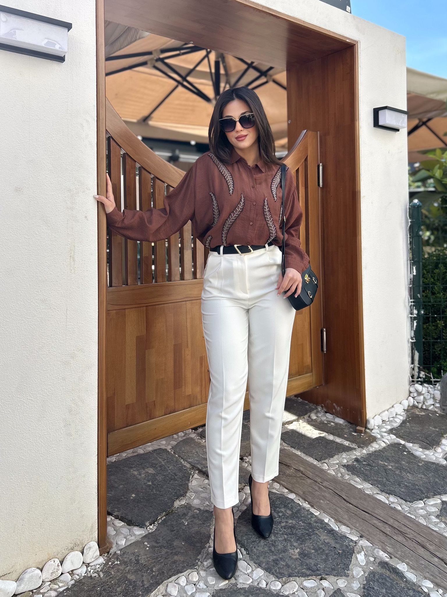 TERA.GÖMLEK.KAHVERENGİ