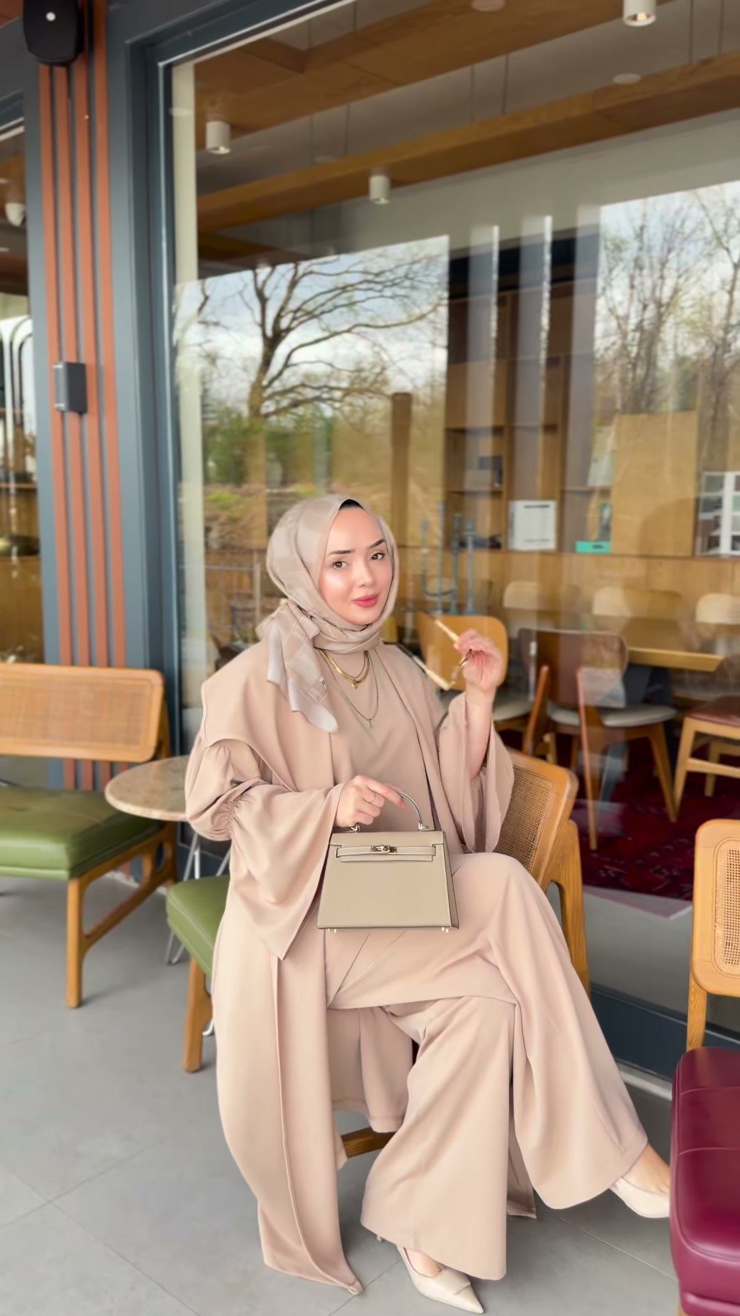 Sahra Üçlü Takım (Bej)