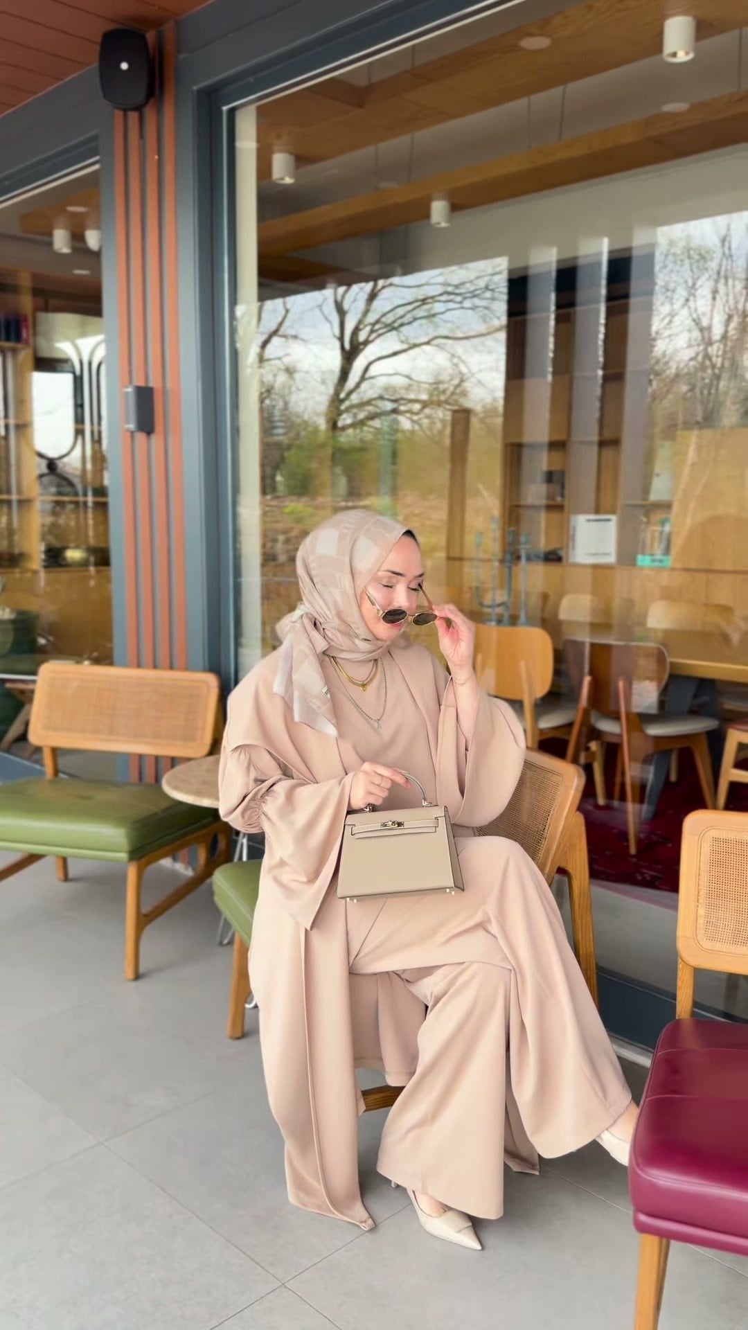 Sahra Üçlü Takım (Bej)