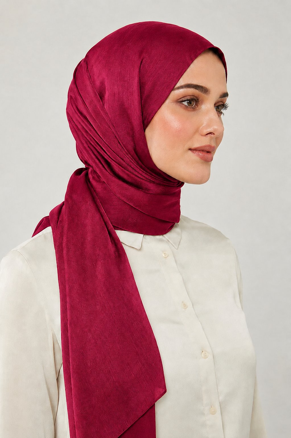 Bordo Janjan Şal - 111