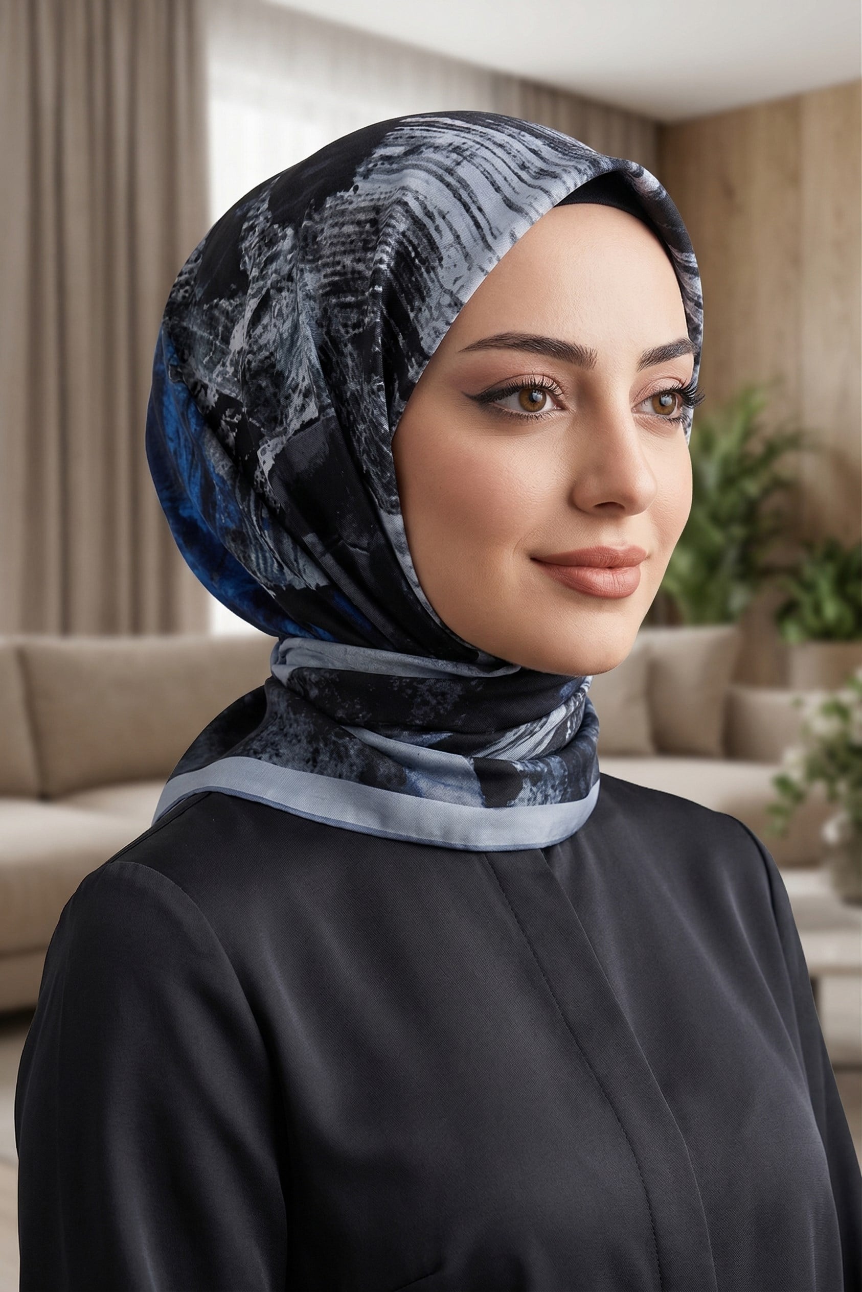 Desenli Soft Eşarp - 006