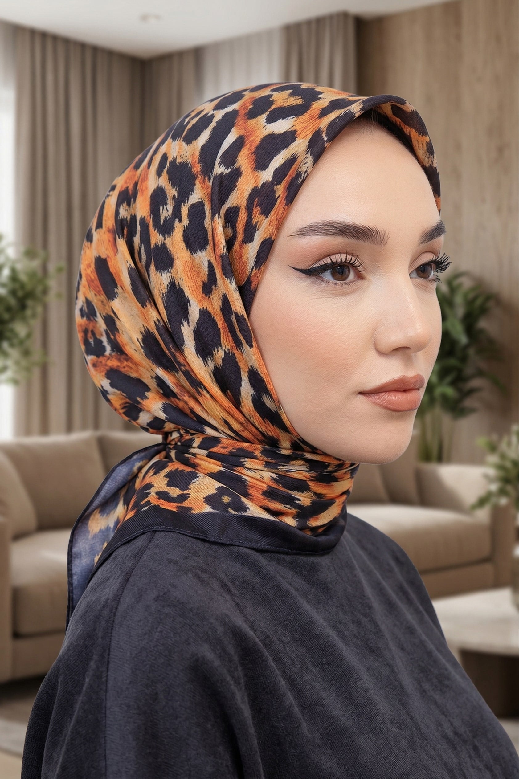 Desenli Soft Eşarp - 016