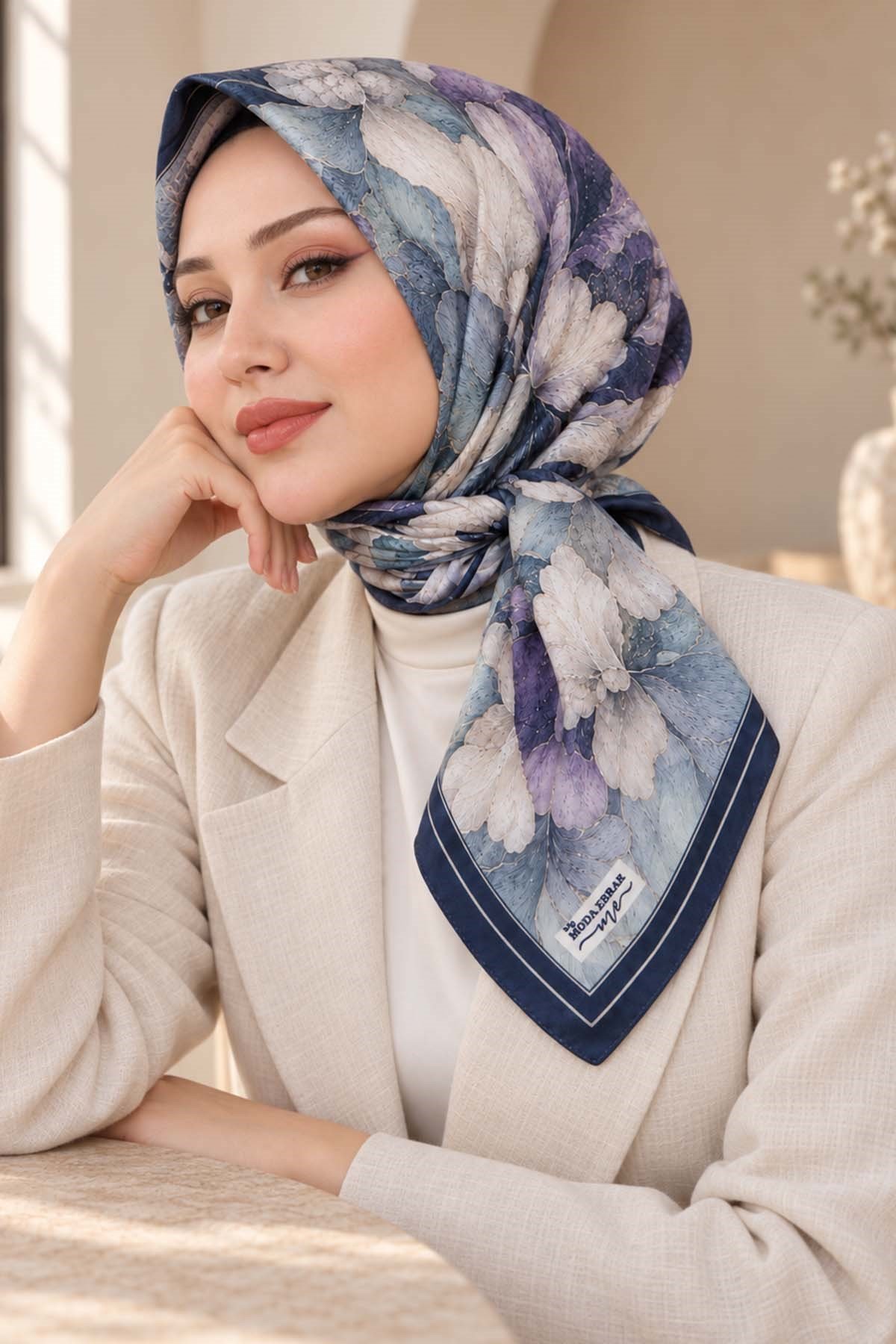 Desenli Soft Eşarp - 016