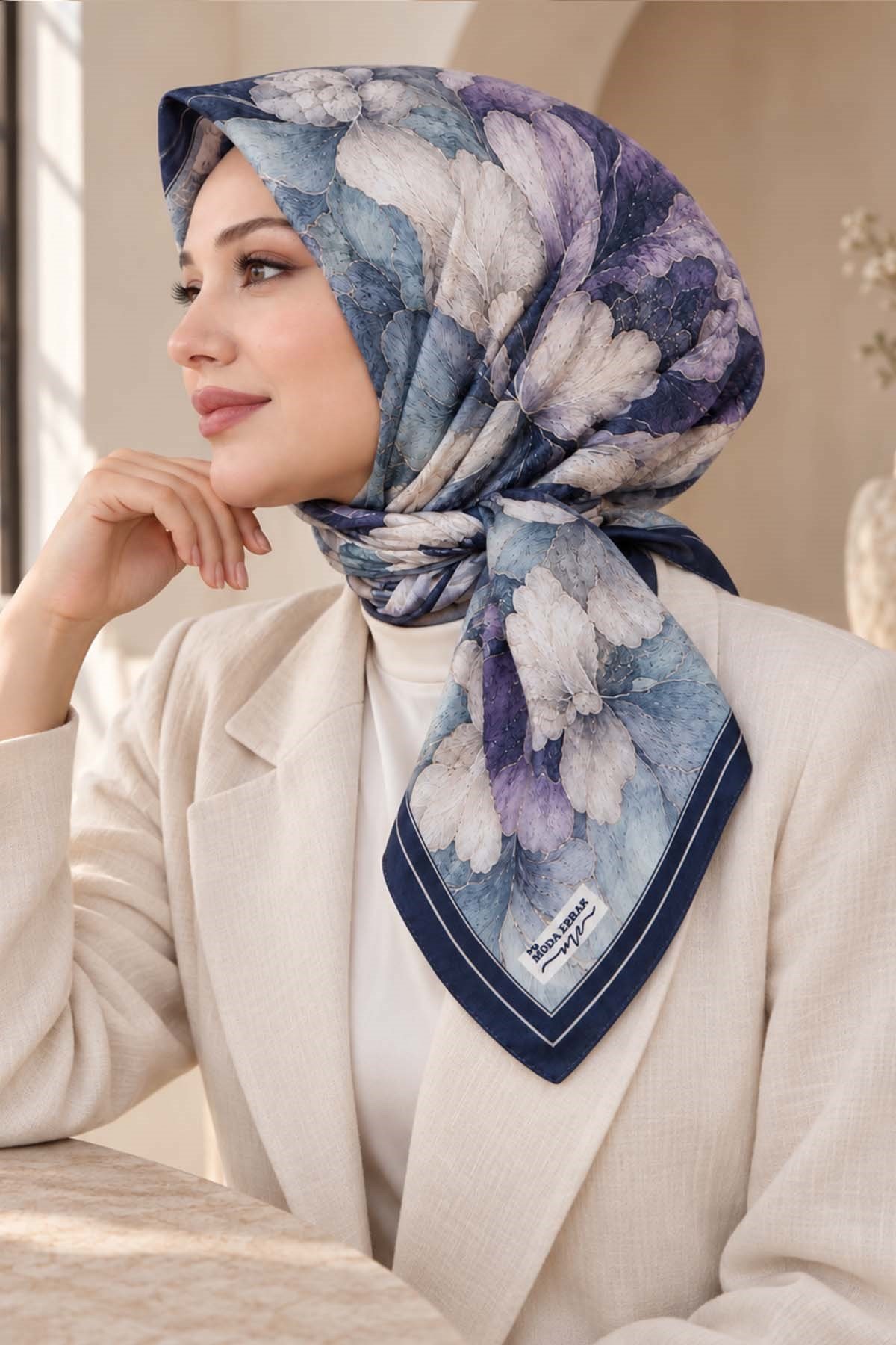 Desenli Soft Eşarp - 016