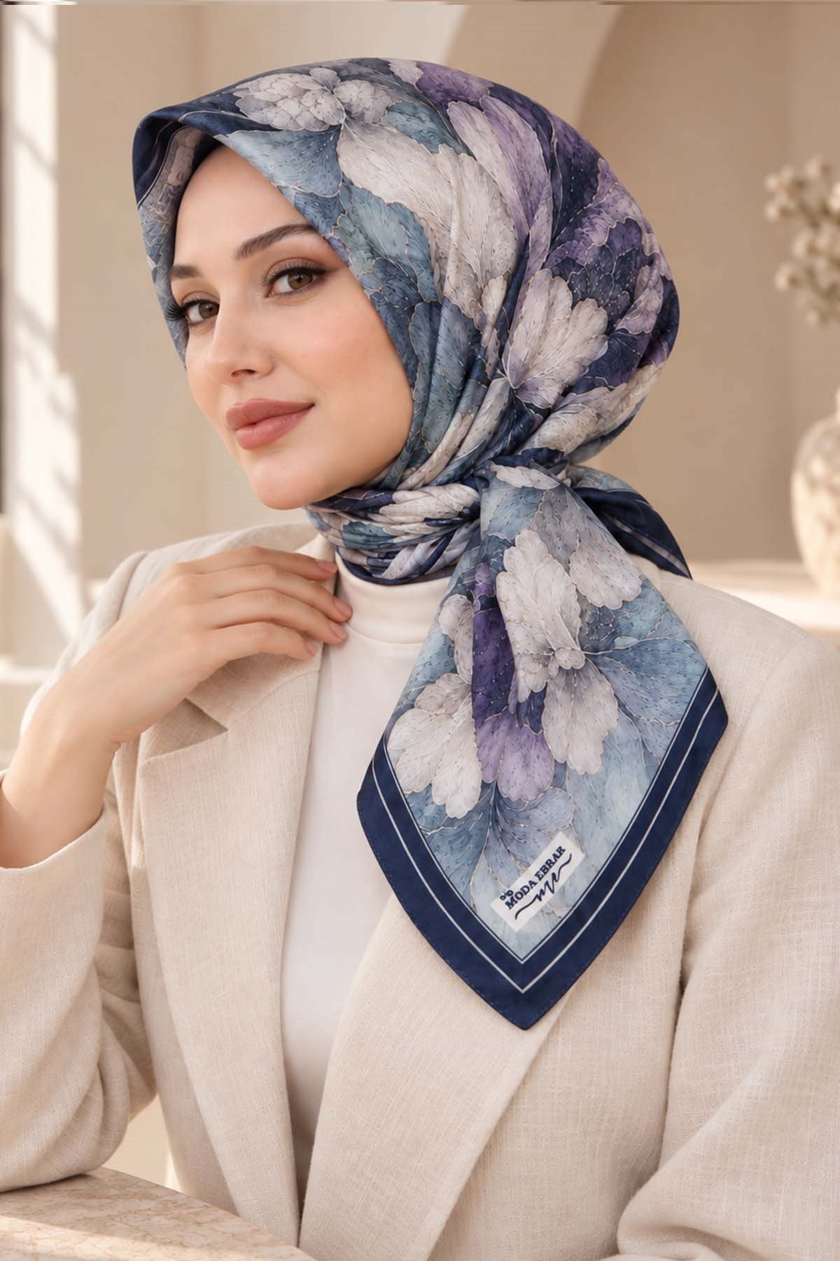 Desenli Soft Eşarp - 016
