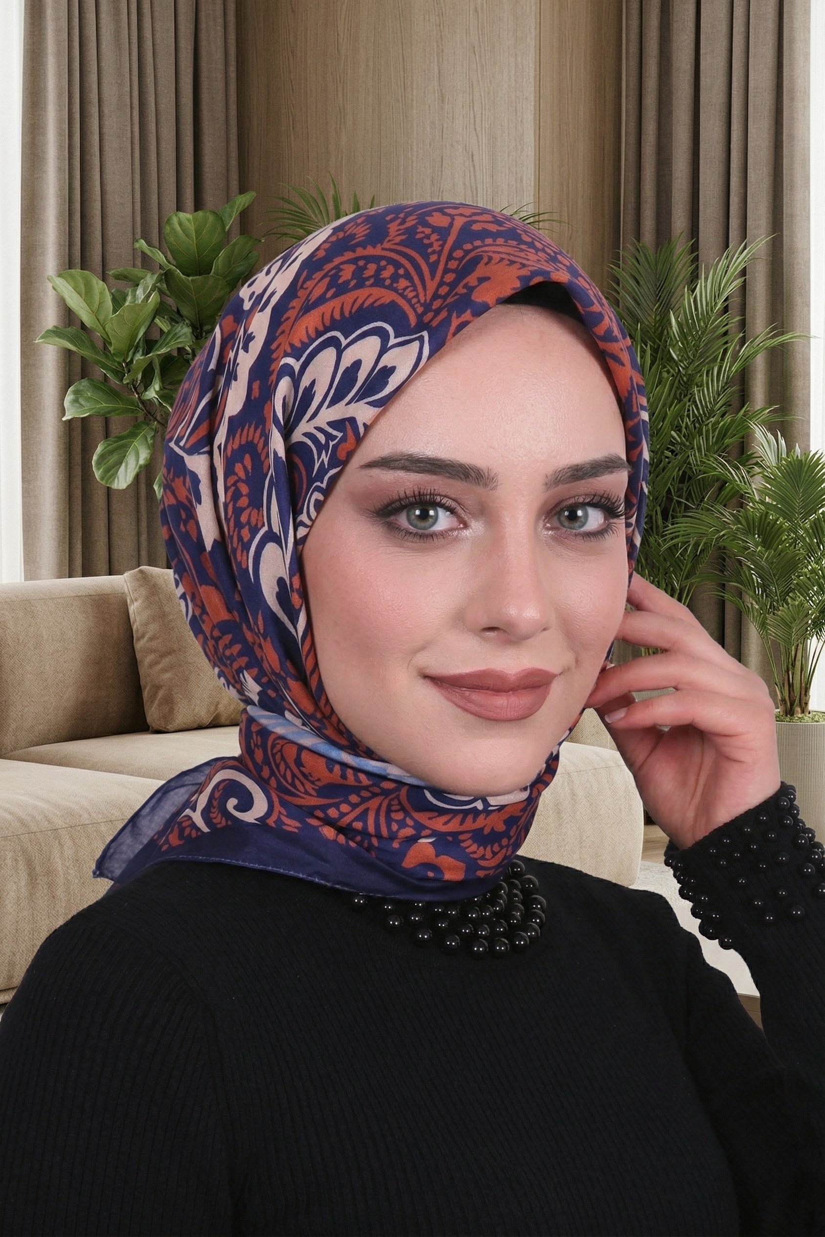 Desenli Soft Eşarp - 025